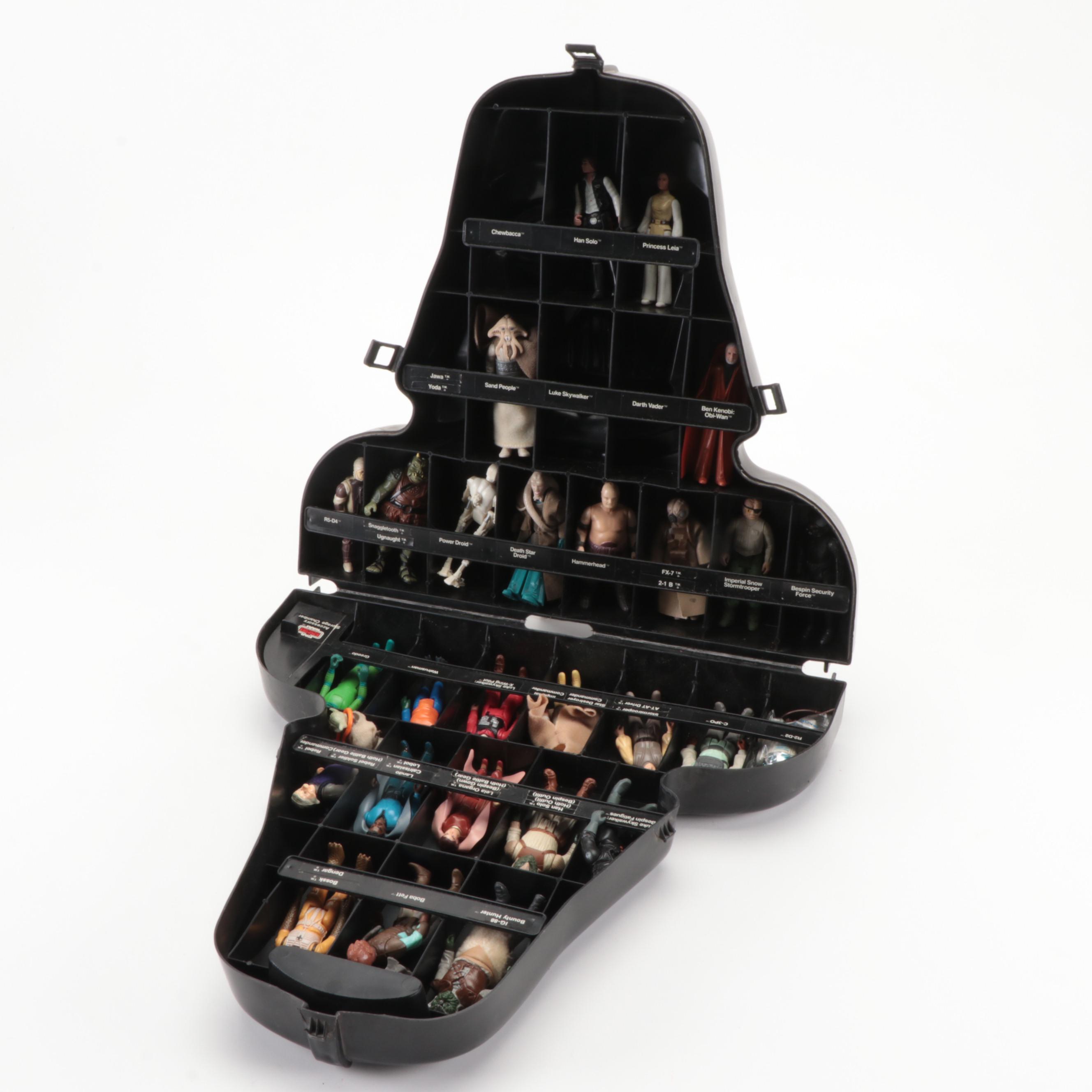 Kenner Star Wars Darth Vader Action Figure Carrying Case with Additional Figures