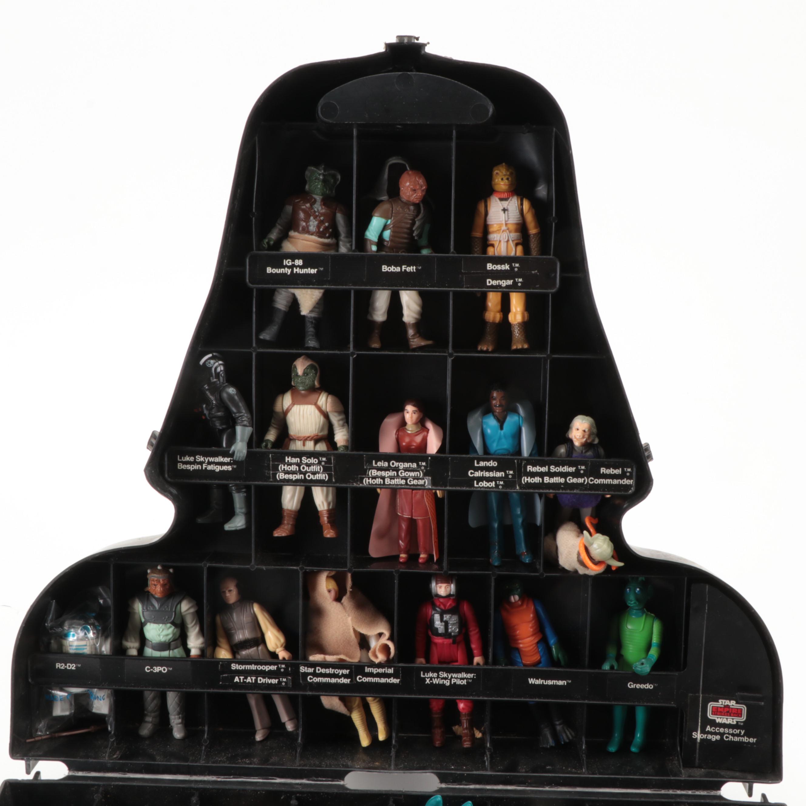 Kenner Star Wars Darth Vader Action Figure Carrying Case with Additional Figures