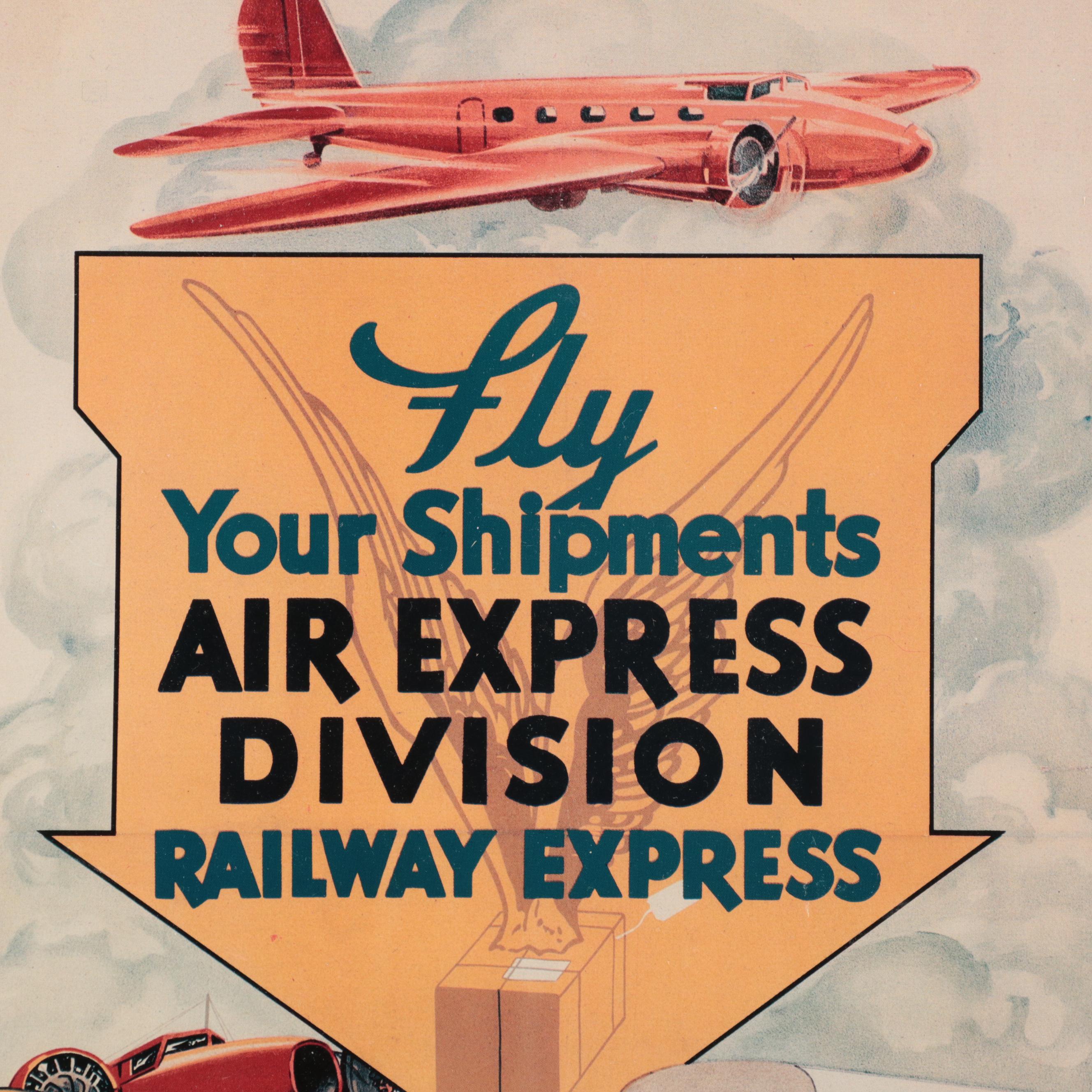 Railway Express Agency, Coca-Cola and Brown Derby Metal Reproduction Signs