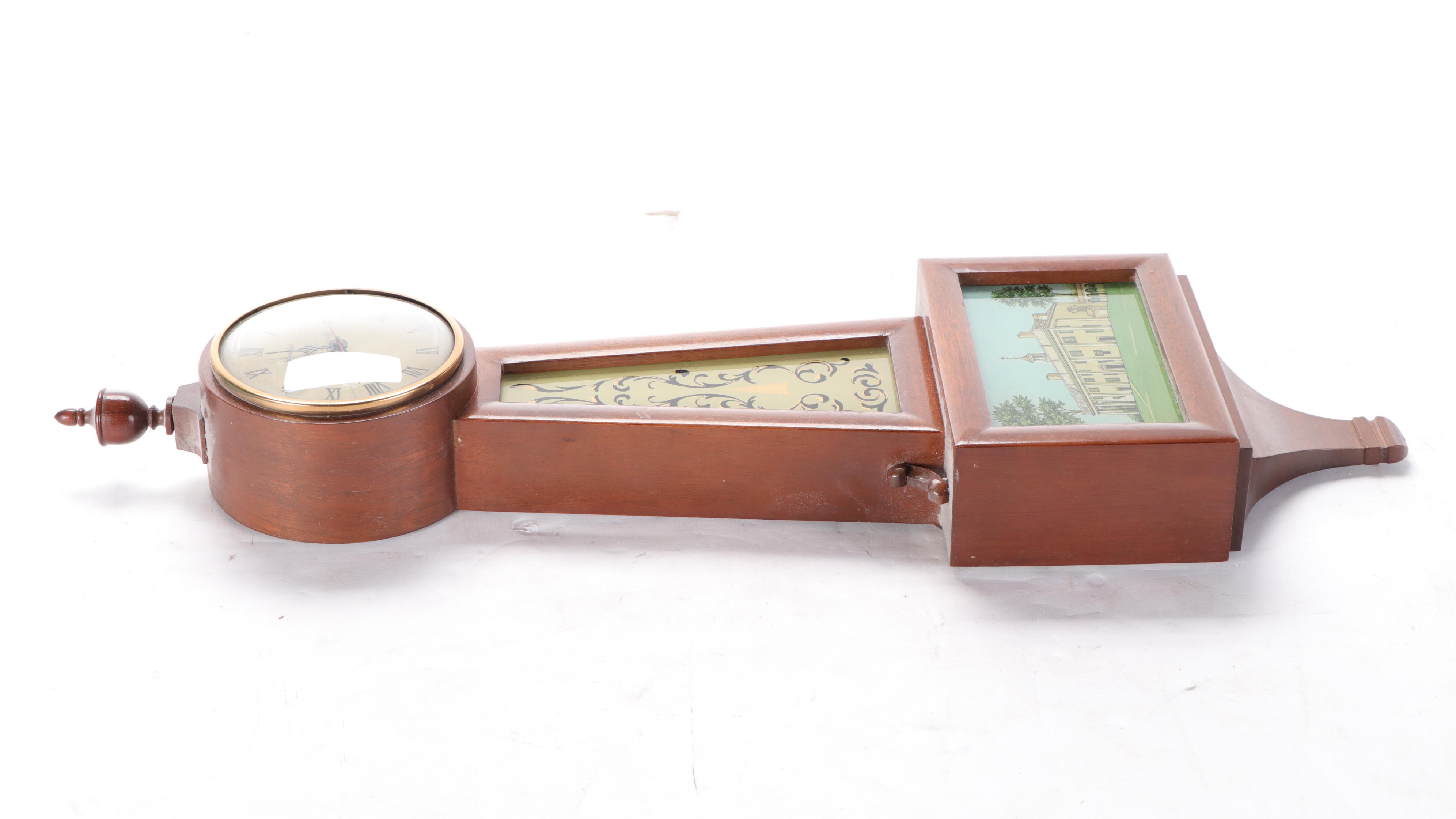 Herschede "Webster Model 160" Banjo Clock, Mid-20th Century