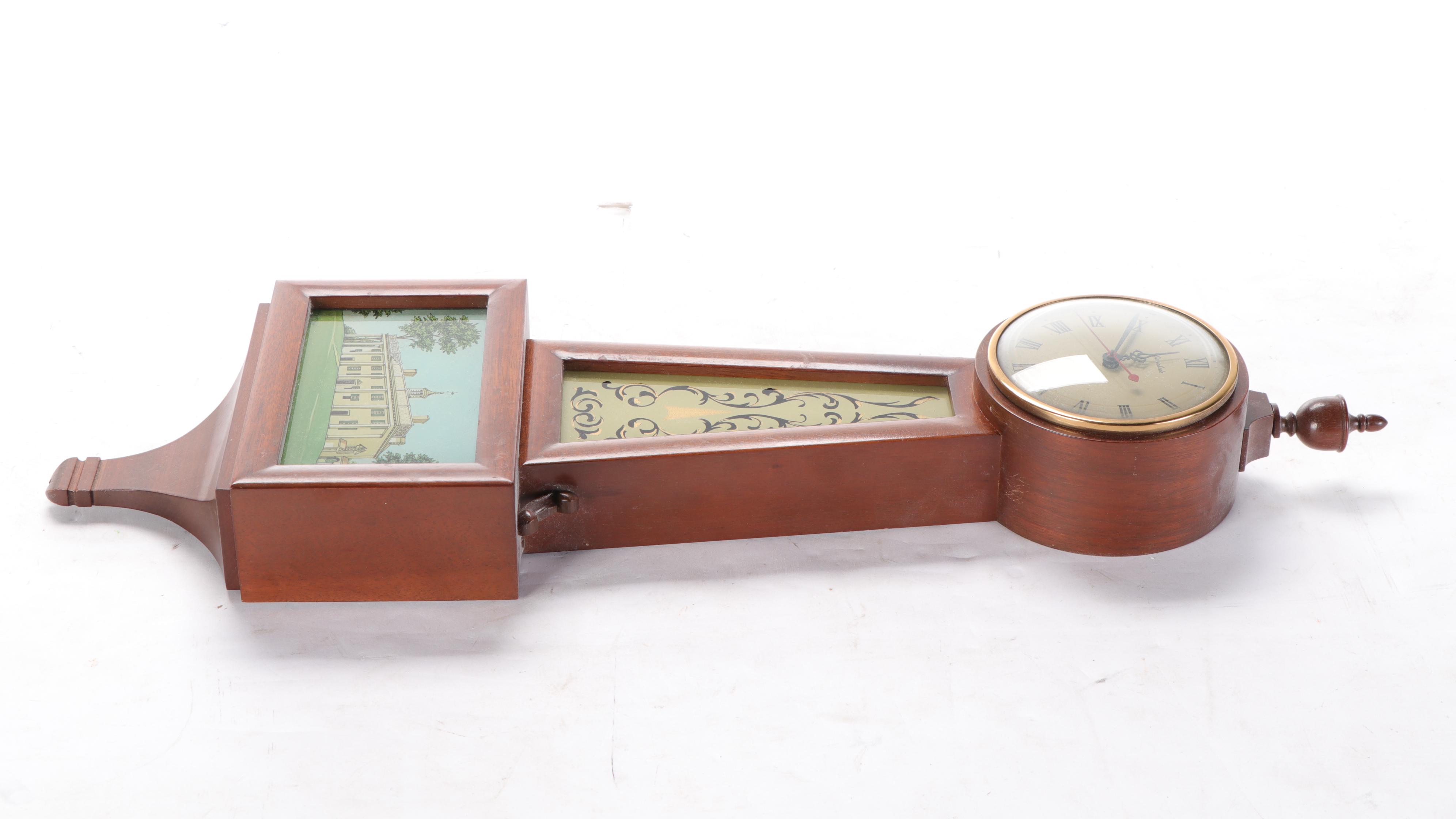 Herschede "Webster Model 160" Banjo Clock, Mid-20th Century