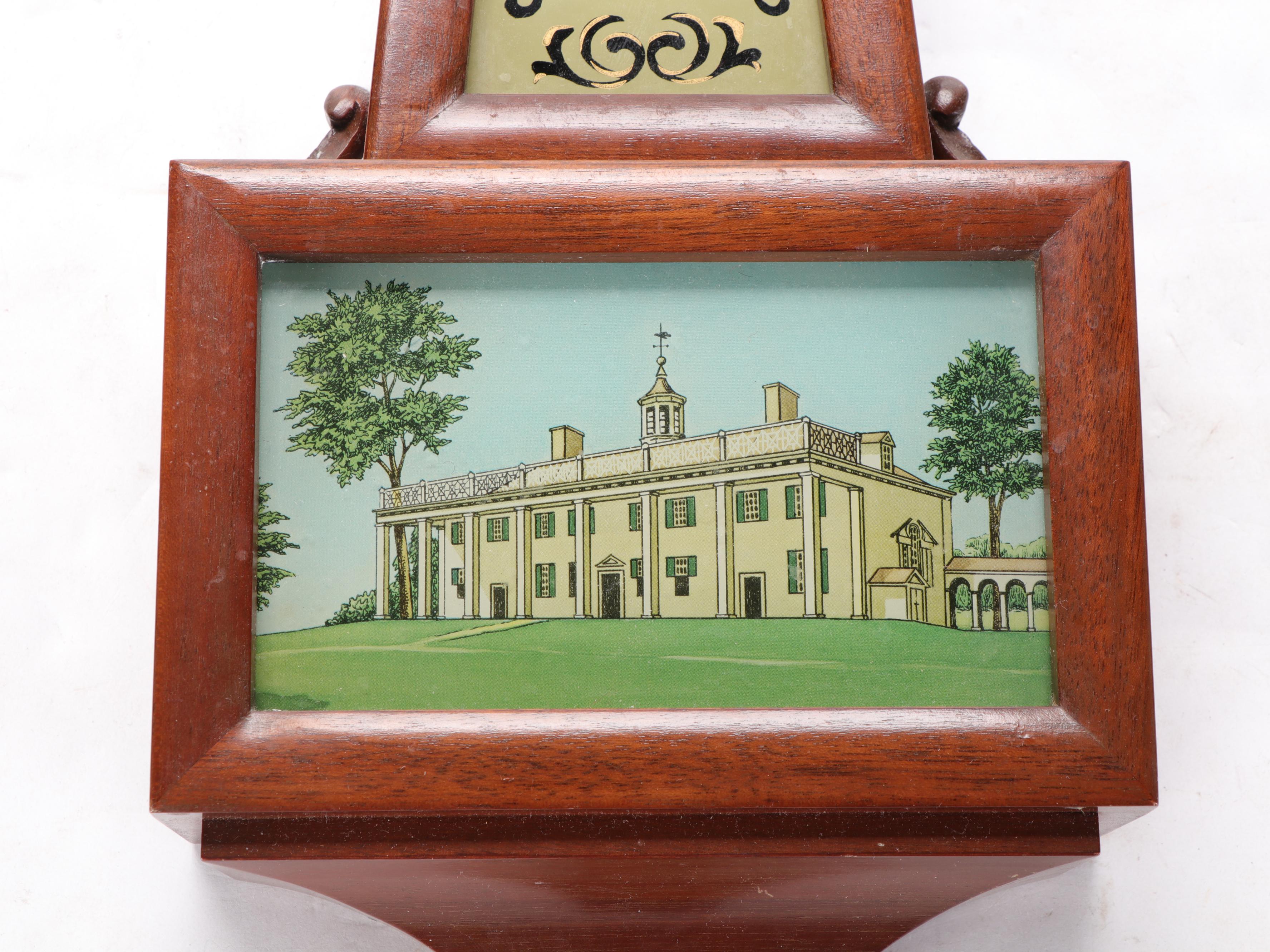 Herschede "Webster Model 160" Banjo Clock, Mid-20th Century