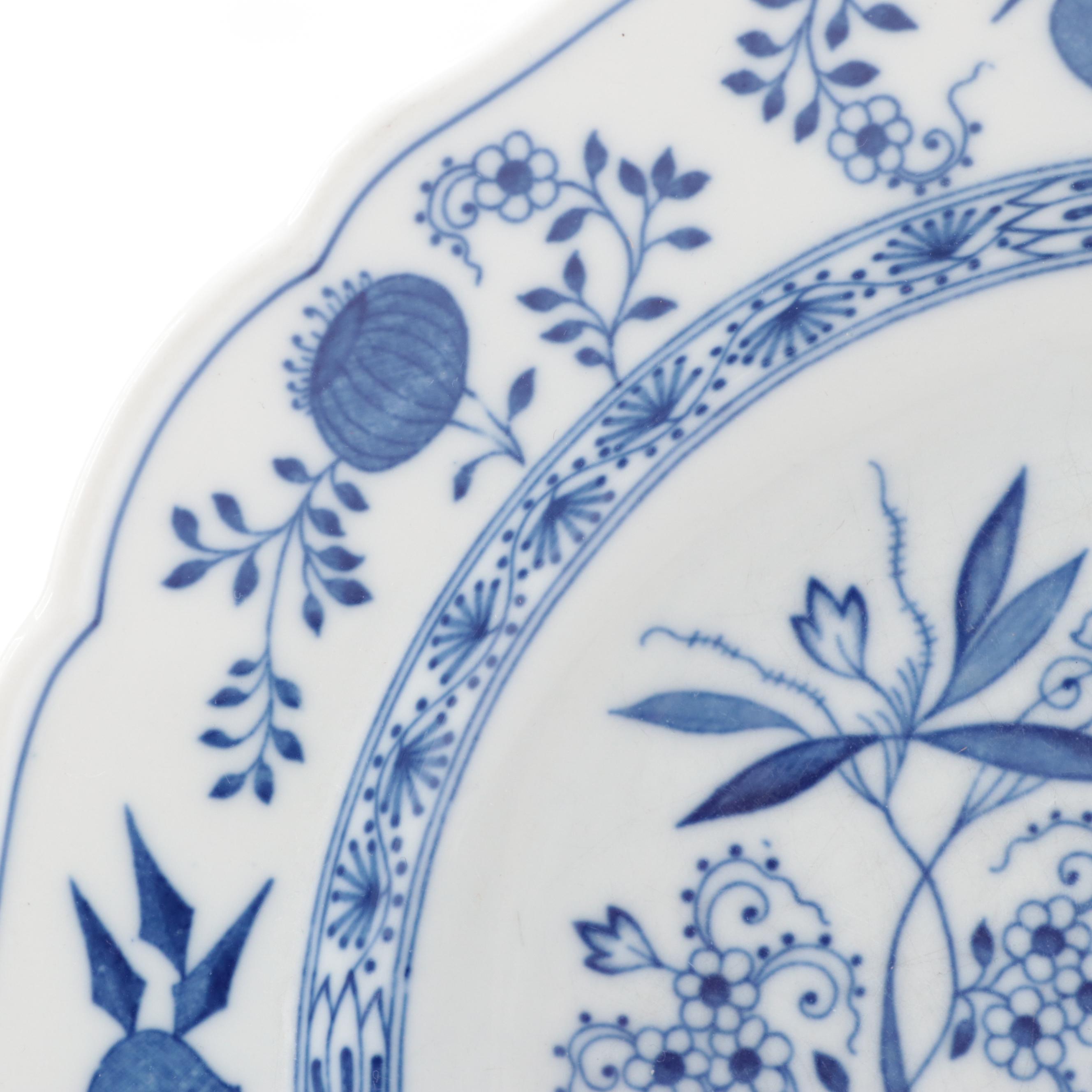 Hutschenreuther Selb "Blue Onion" Porcelain Dinnerware and Serveware