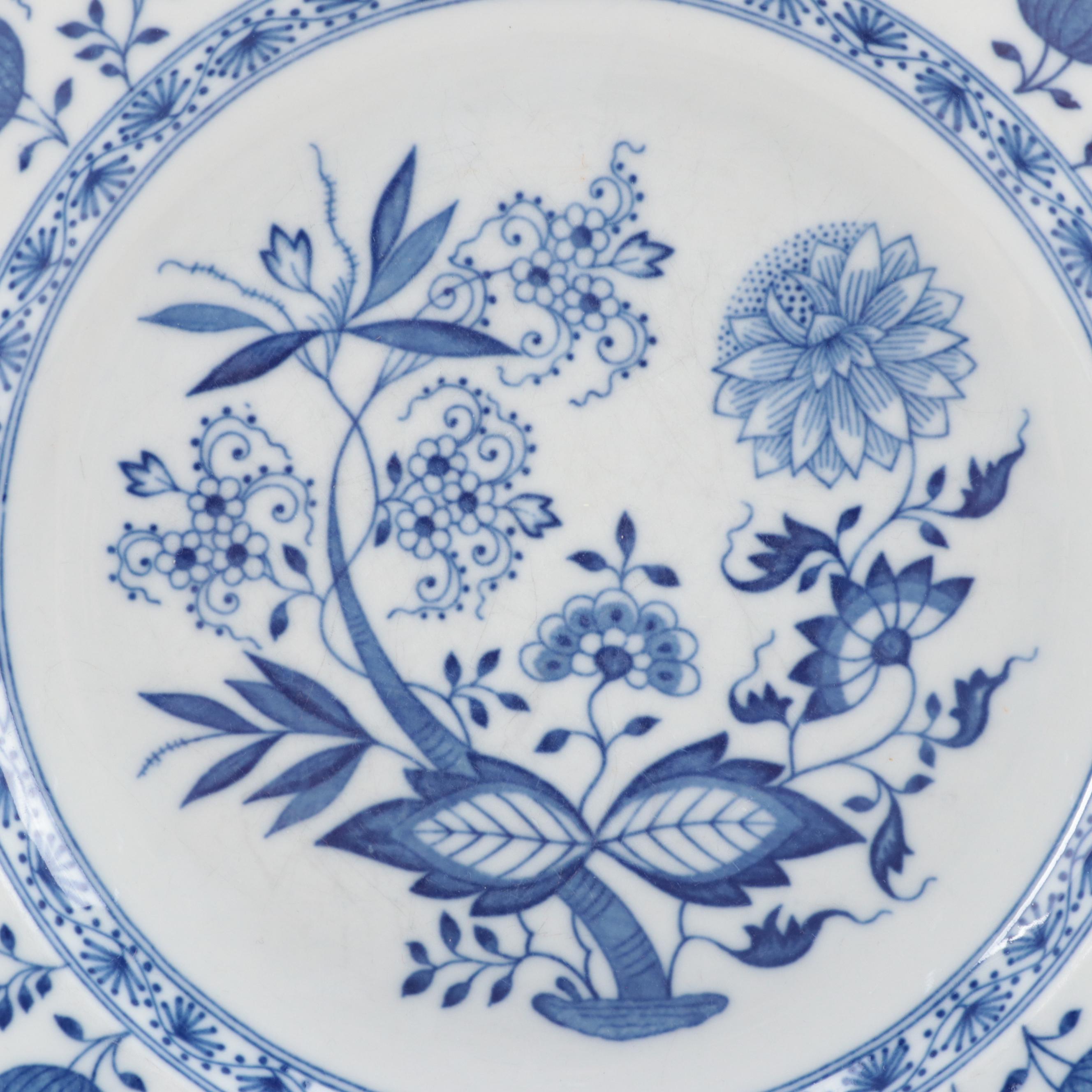 Hutschenreuther Selb "Blue Onion" Porcelain Dinnerware and Serveware