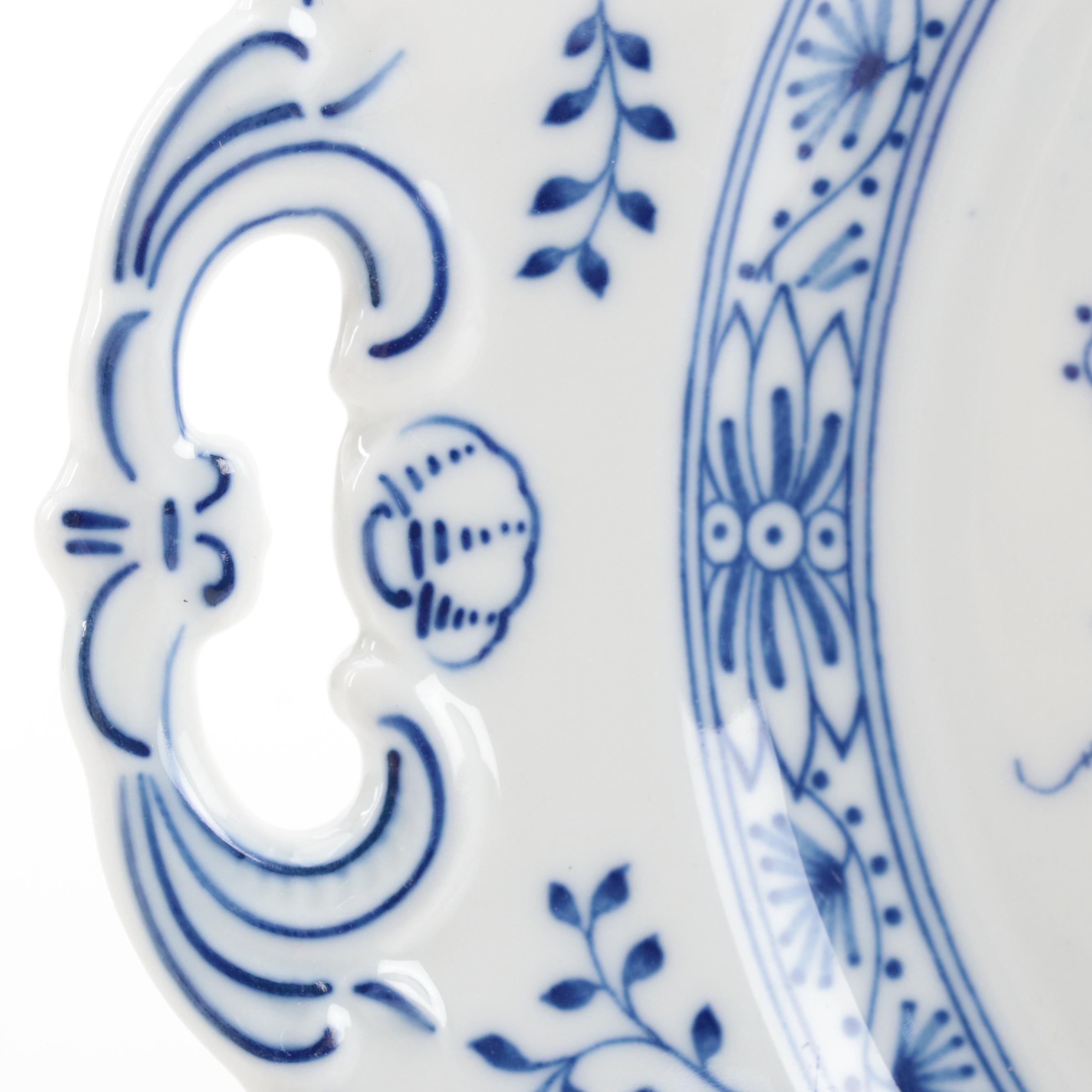 Hutschenreuther Selb "Blue Onion" Porcelain Dinnerware and Serveware