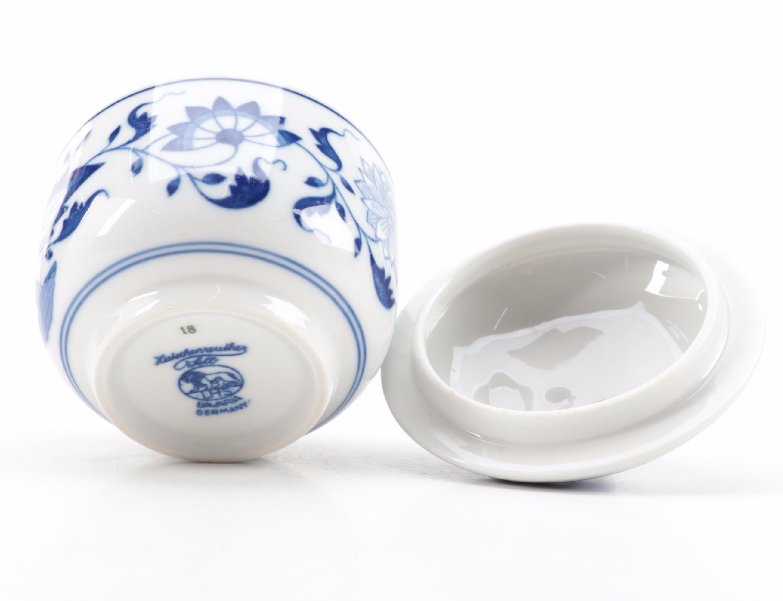 Hutschenreuther Selb "Blue Onion" Porcelain Dinnerware and Serveware