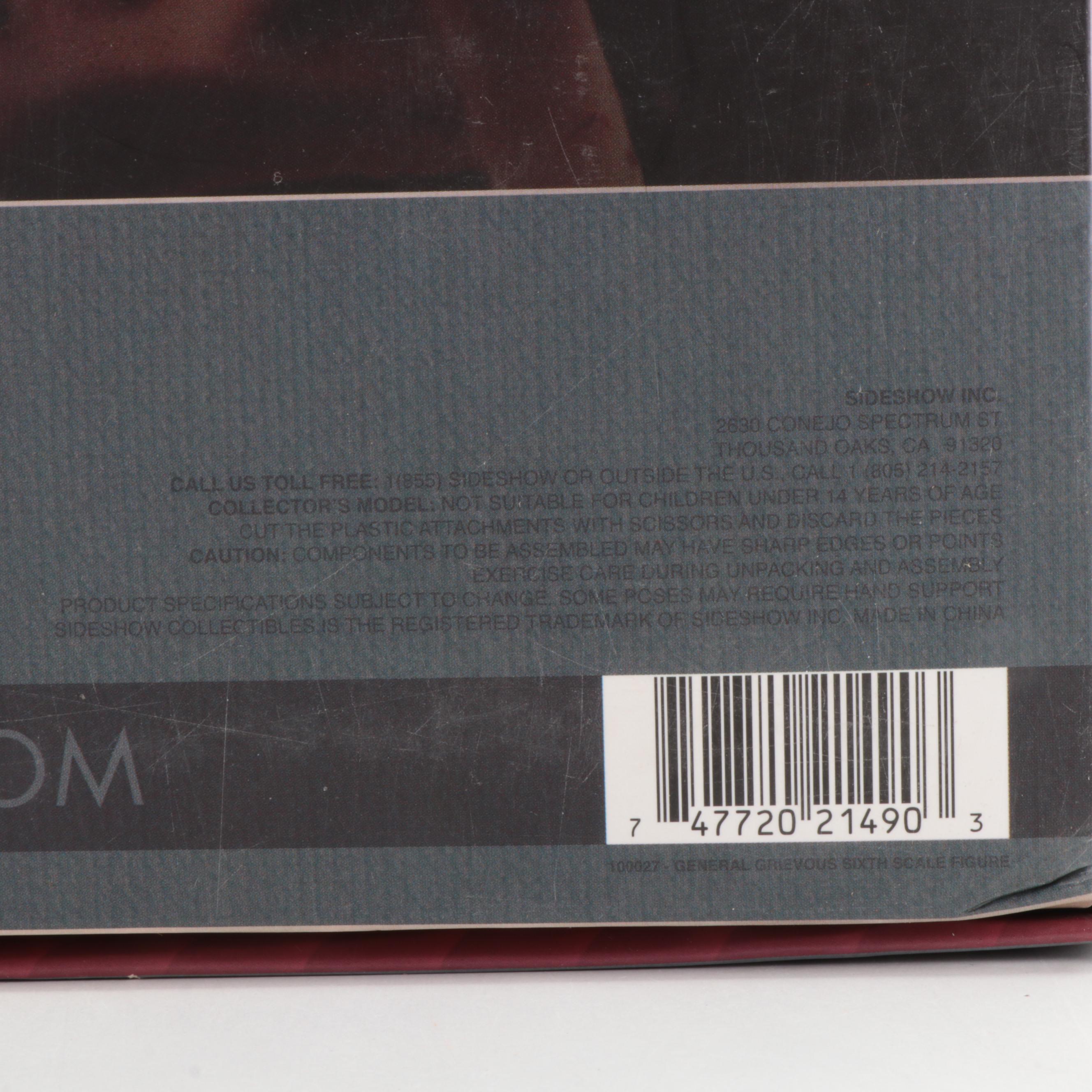 Limited Edition Sideshow Collectibles General Grievous 1/6 Scale Figure