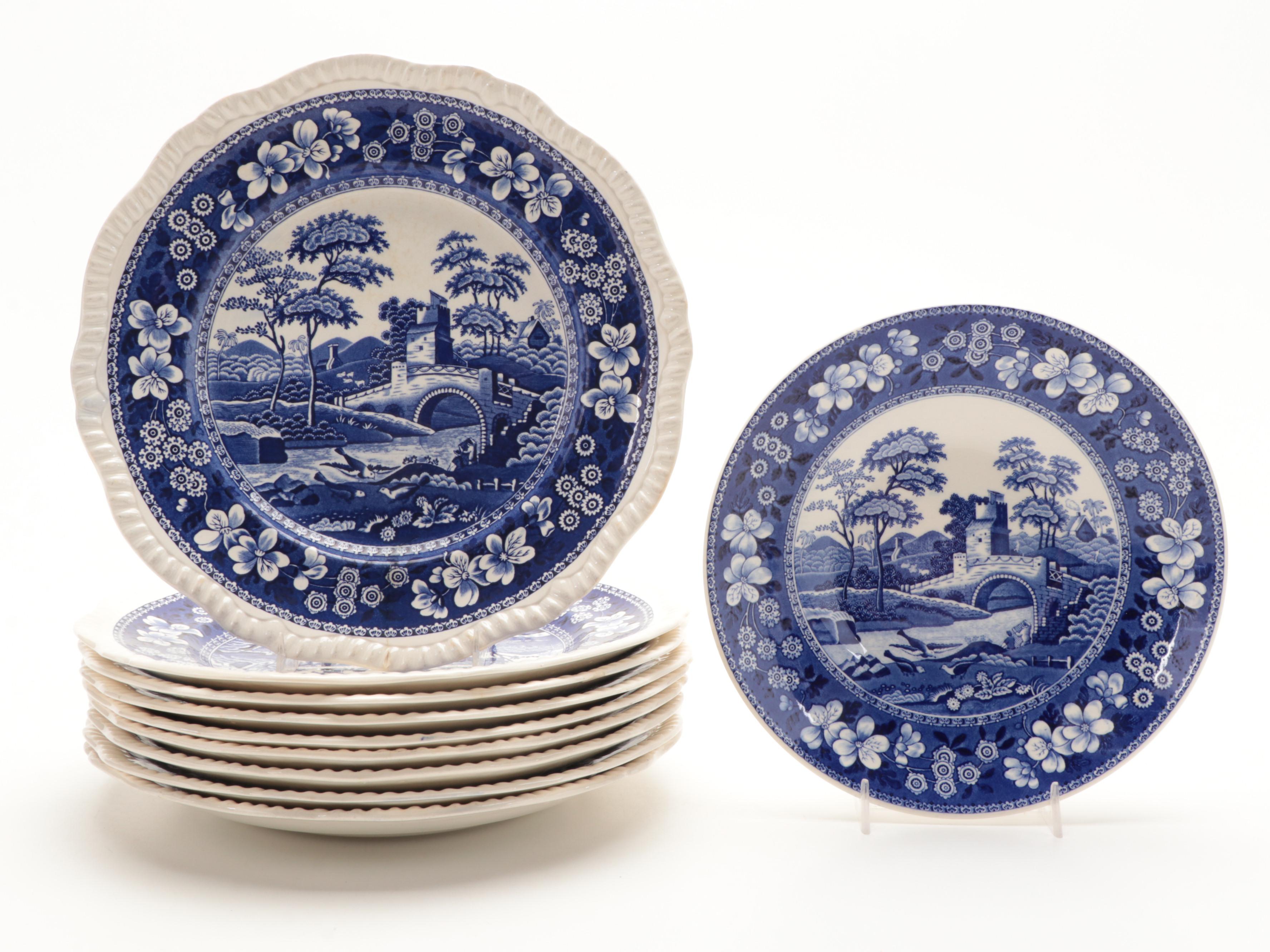 Spode "Blue Tower" Ceramic Dinnerware, Serveware, and Table Accessories
