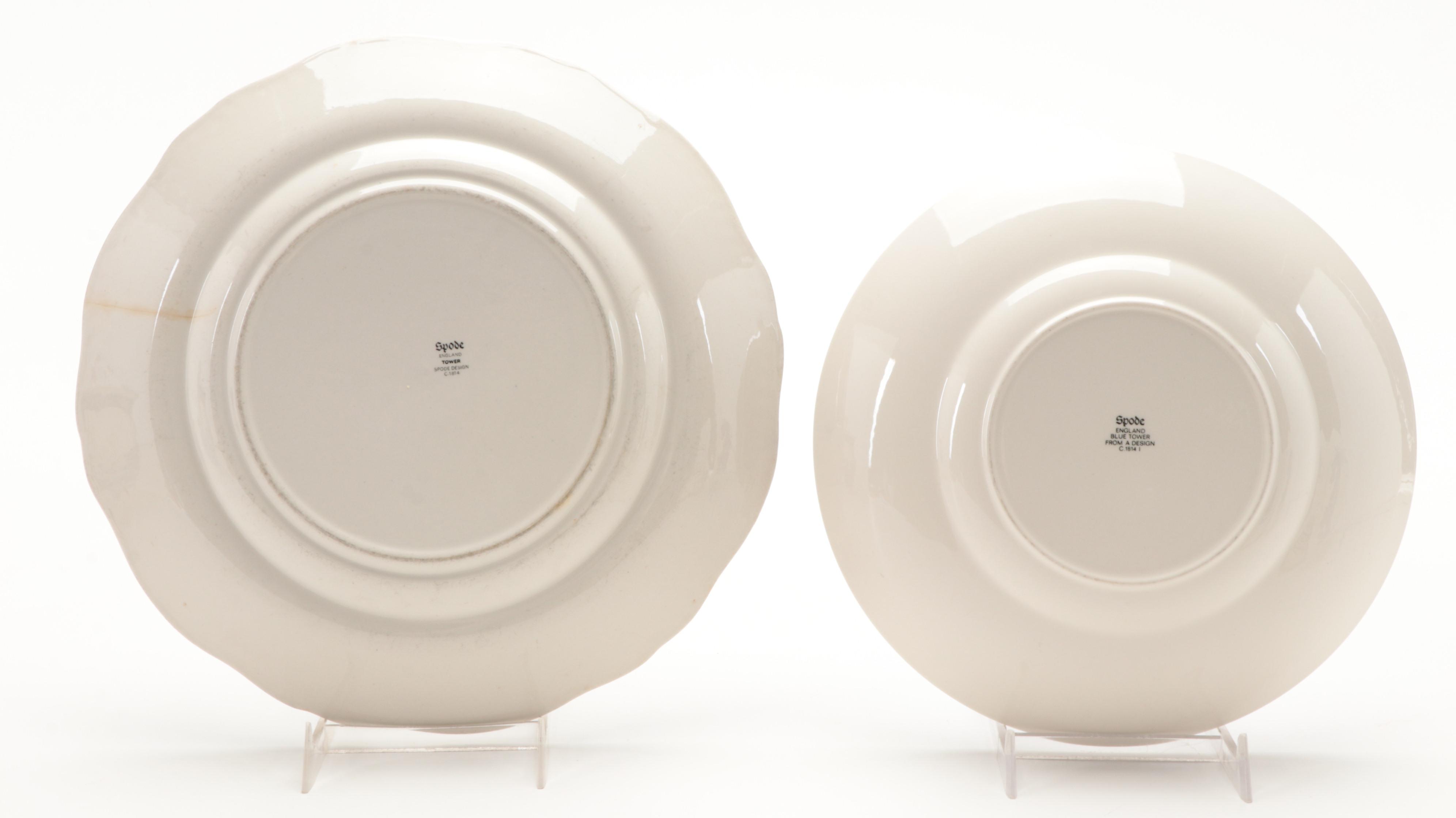 Spode "Blue Tower" Ceramic Dinnerware, Serveware, and Table Accessories