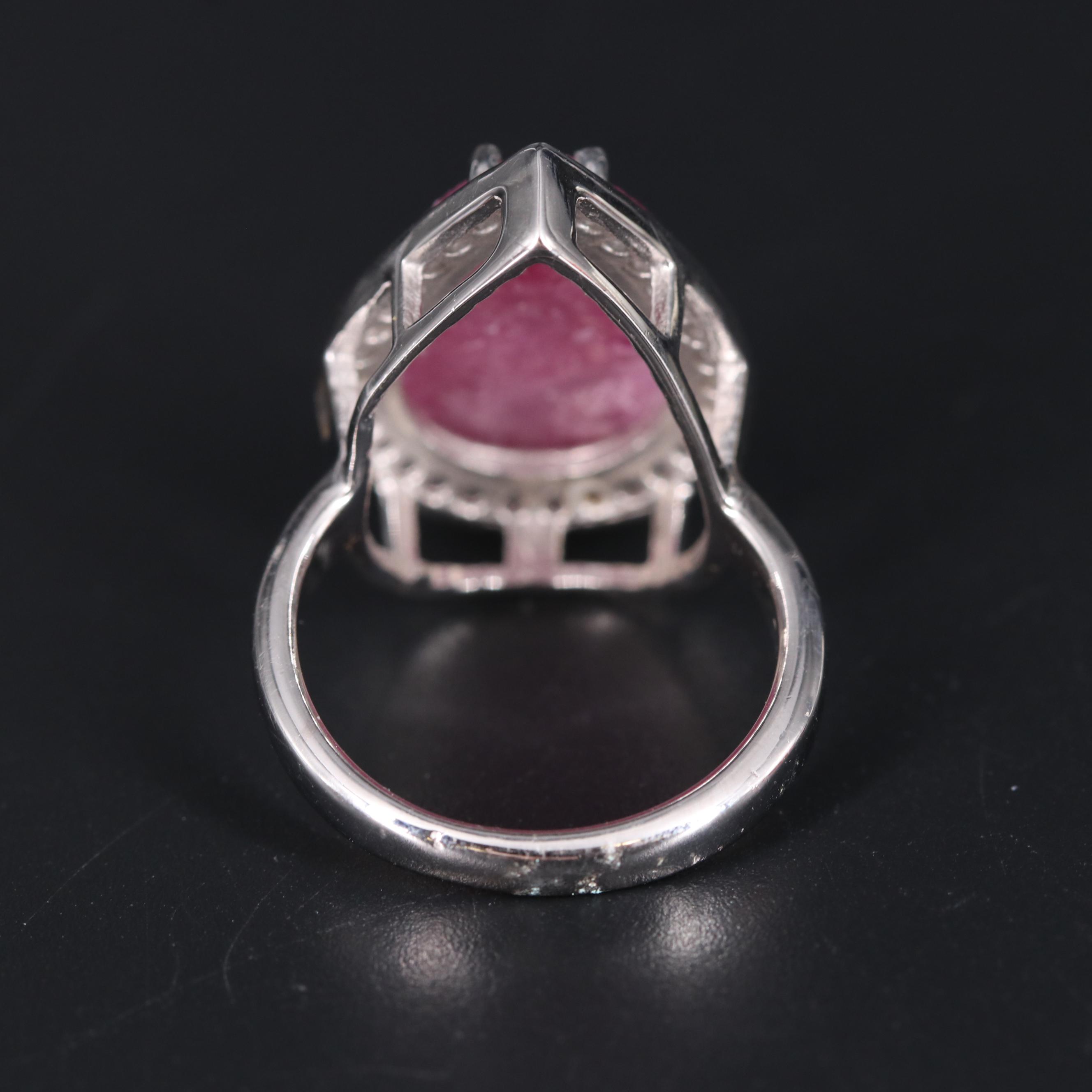 Sterling Silver Ring Including Gemstones
