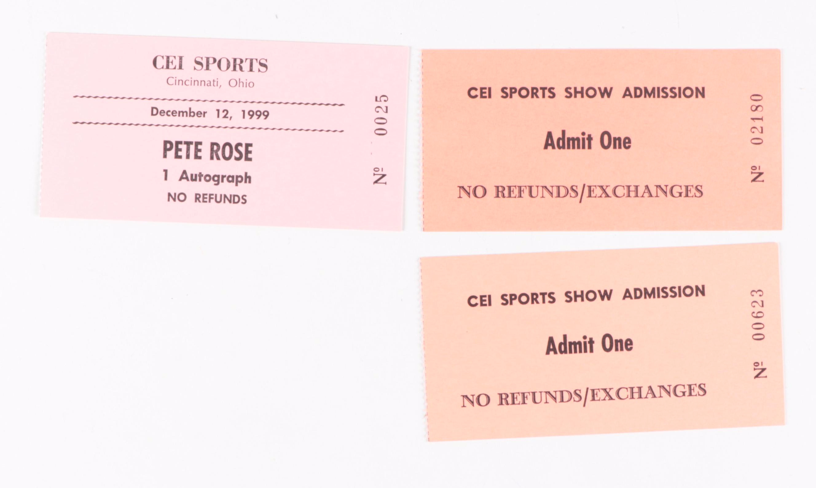 Pete Rose, Sean Casey Signatures, Sports Illustrated Magazines, Prints and More