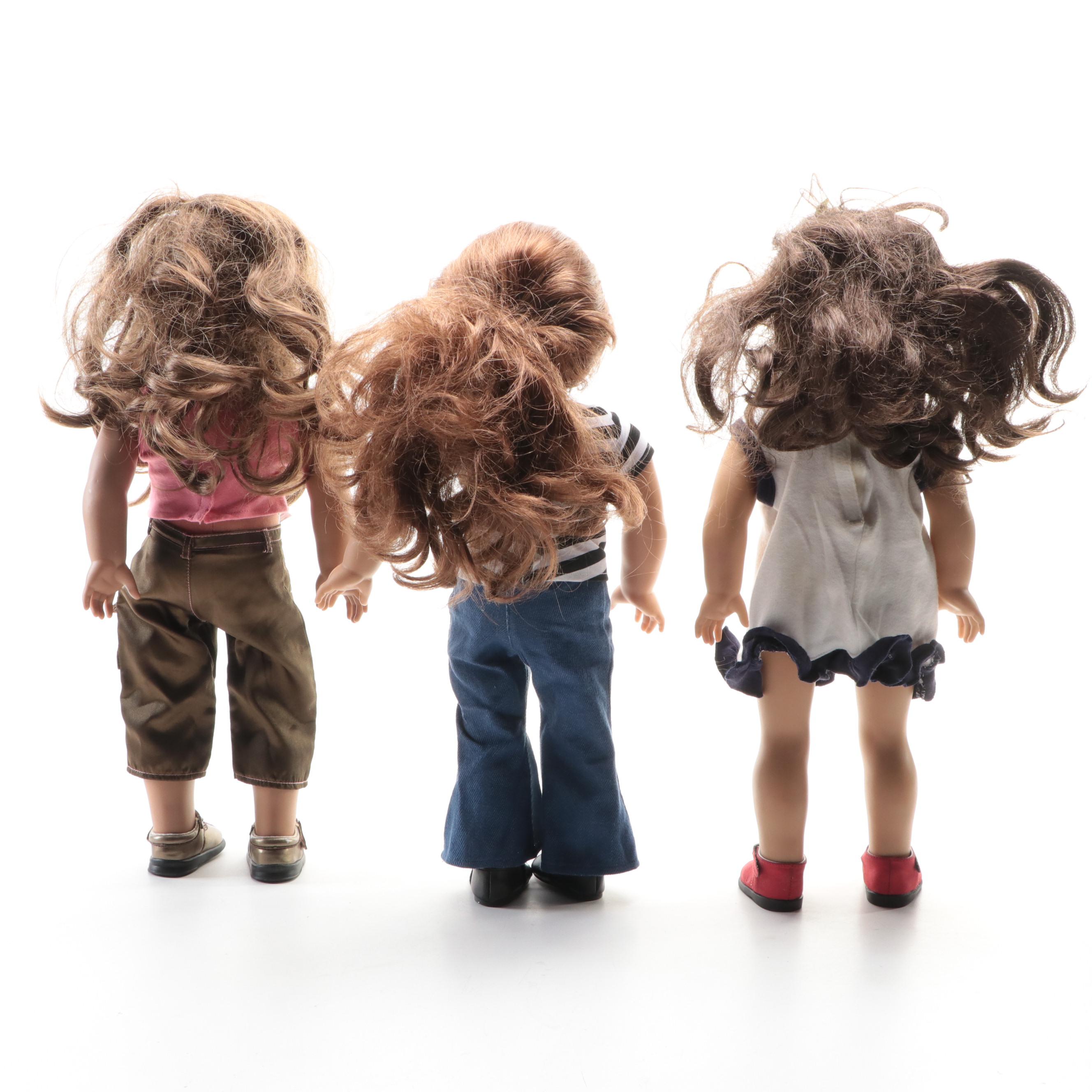 Mattel "Julie" and Other American Girl Dolls with Clothing and Accessories