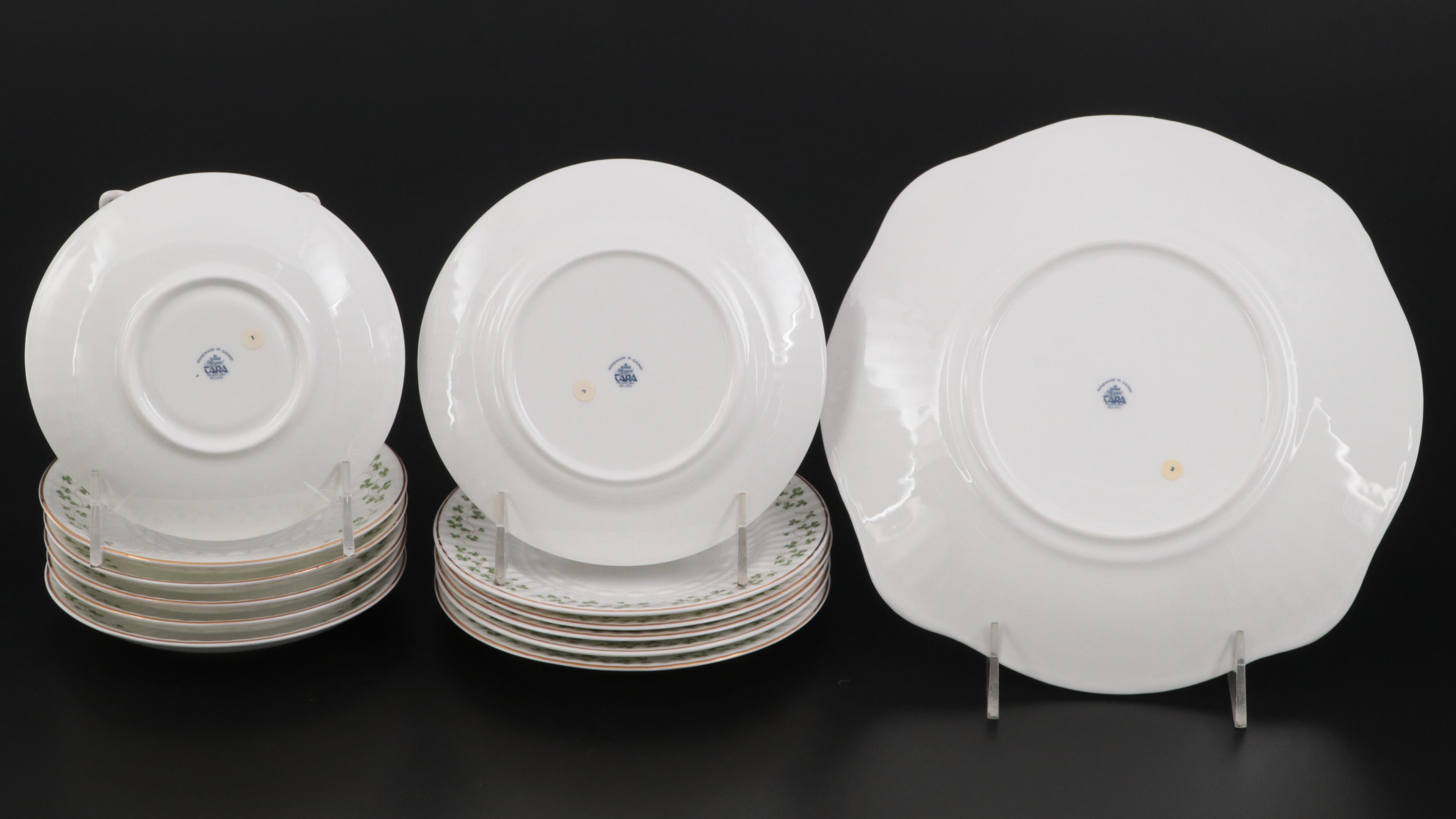 Royal Tara "Trellis Shamrock" Bone China Tea Set and Dinnerware
