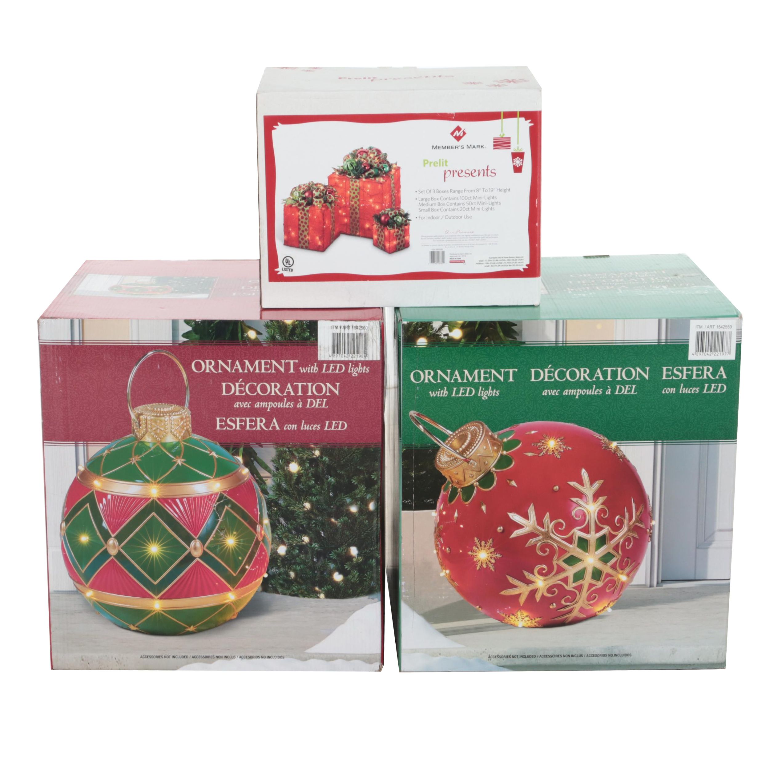 Memeber's Mark Large Prelit Christmas Outdoor Decorations