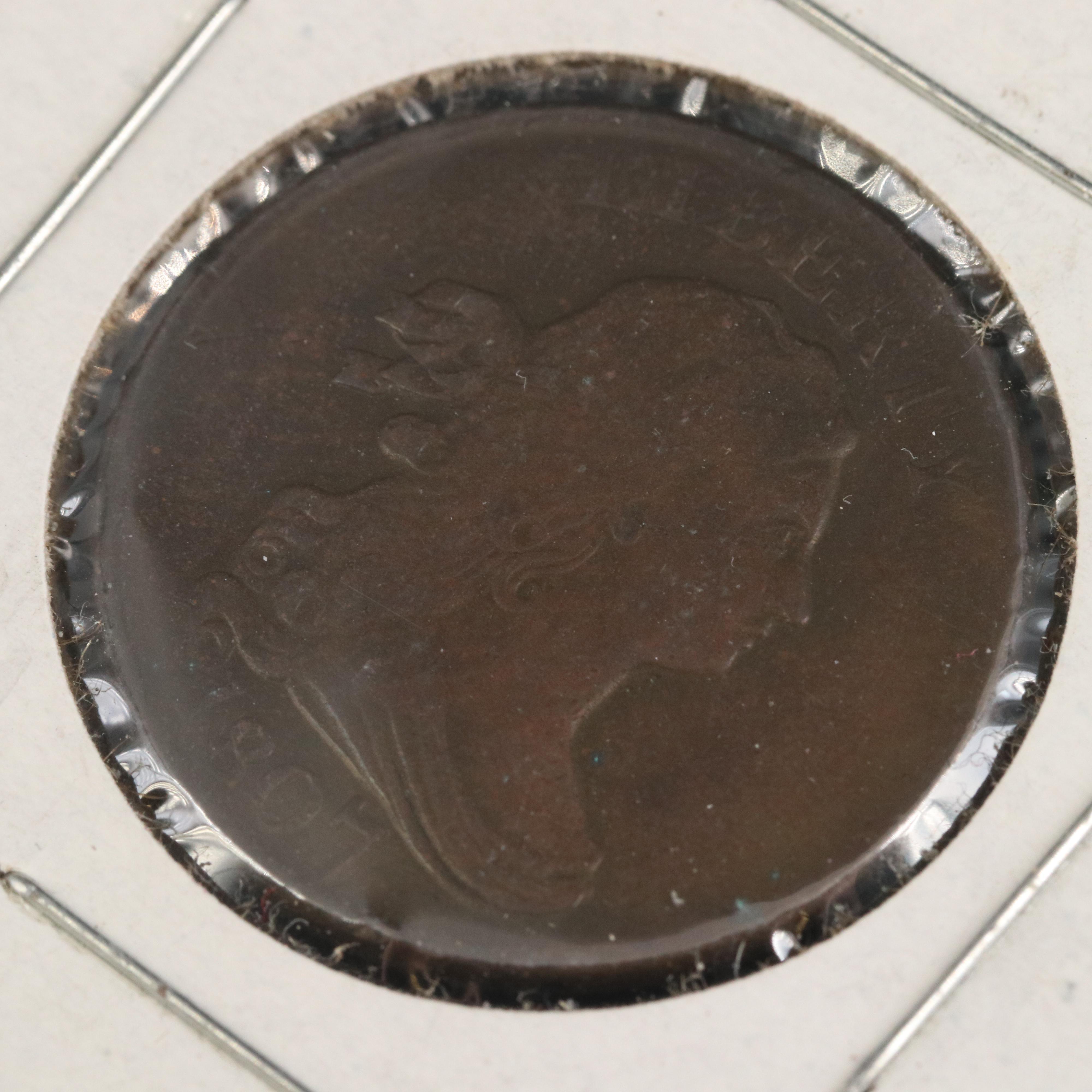 1807 and 1856  United States Half Cents