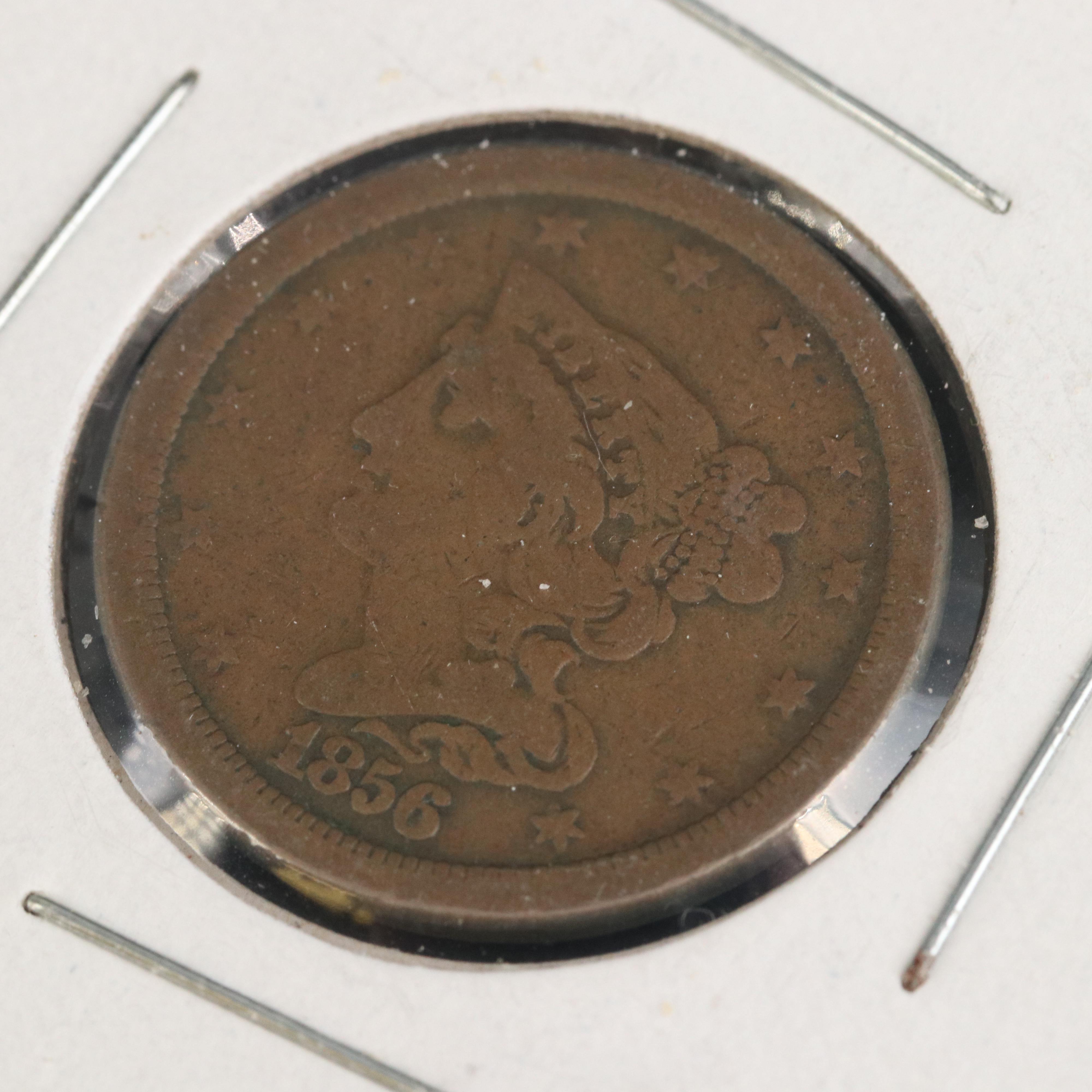 1807 and 1856  United States Half Cents