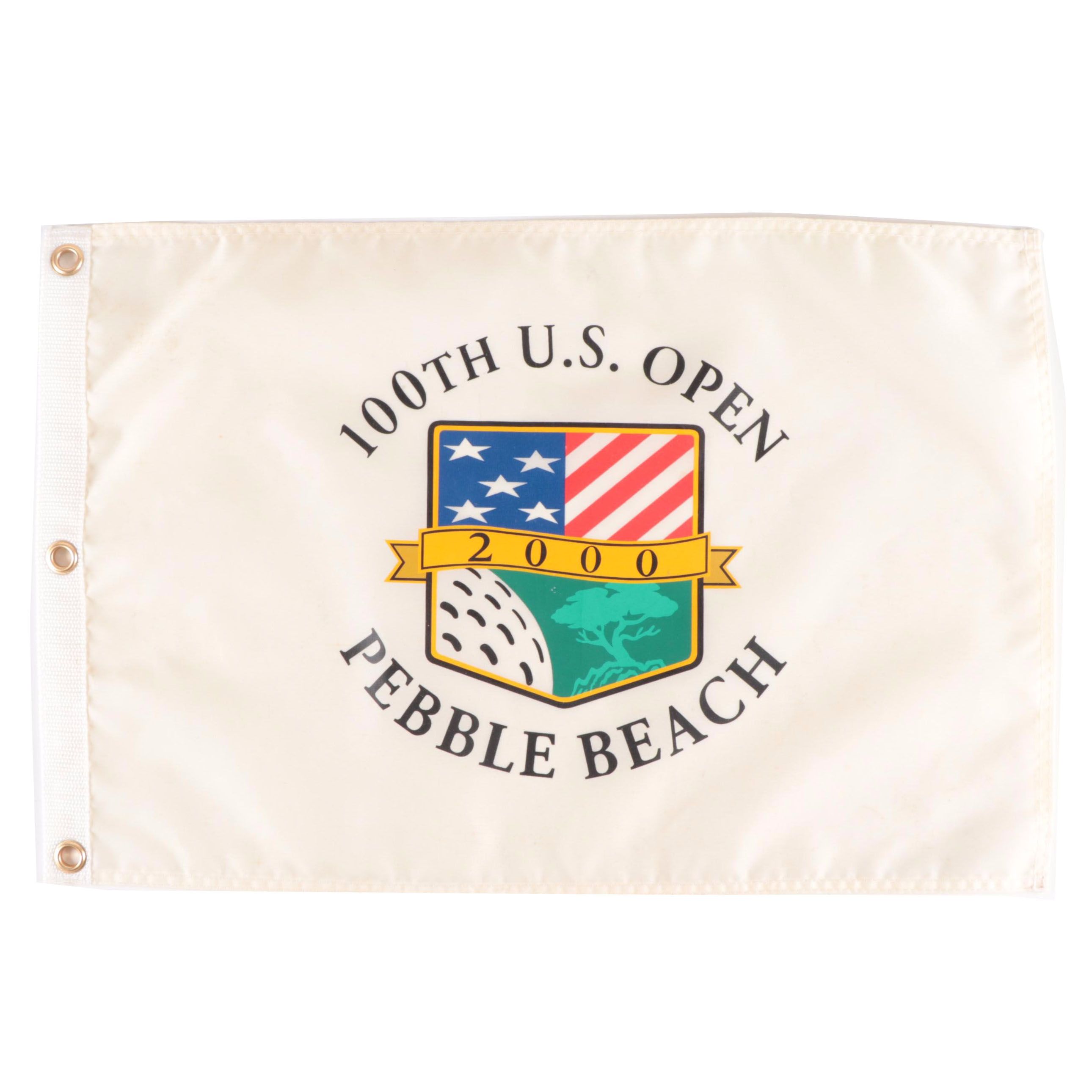 2000 100th U.S. Open Pebble Beach Golf Pin Flag
