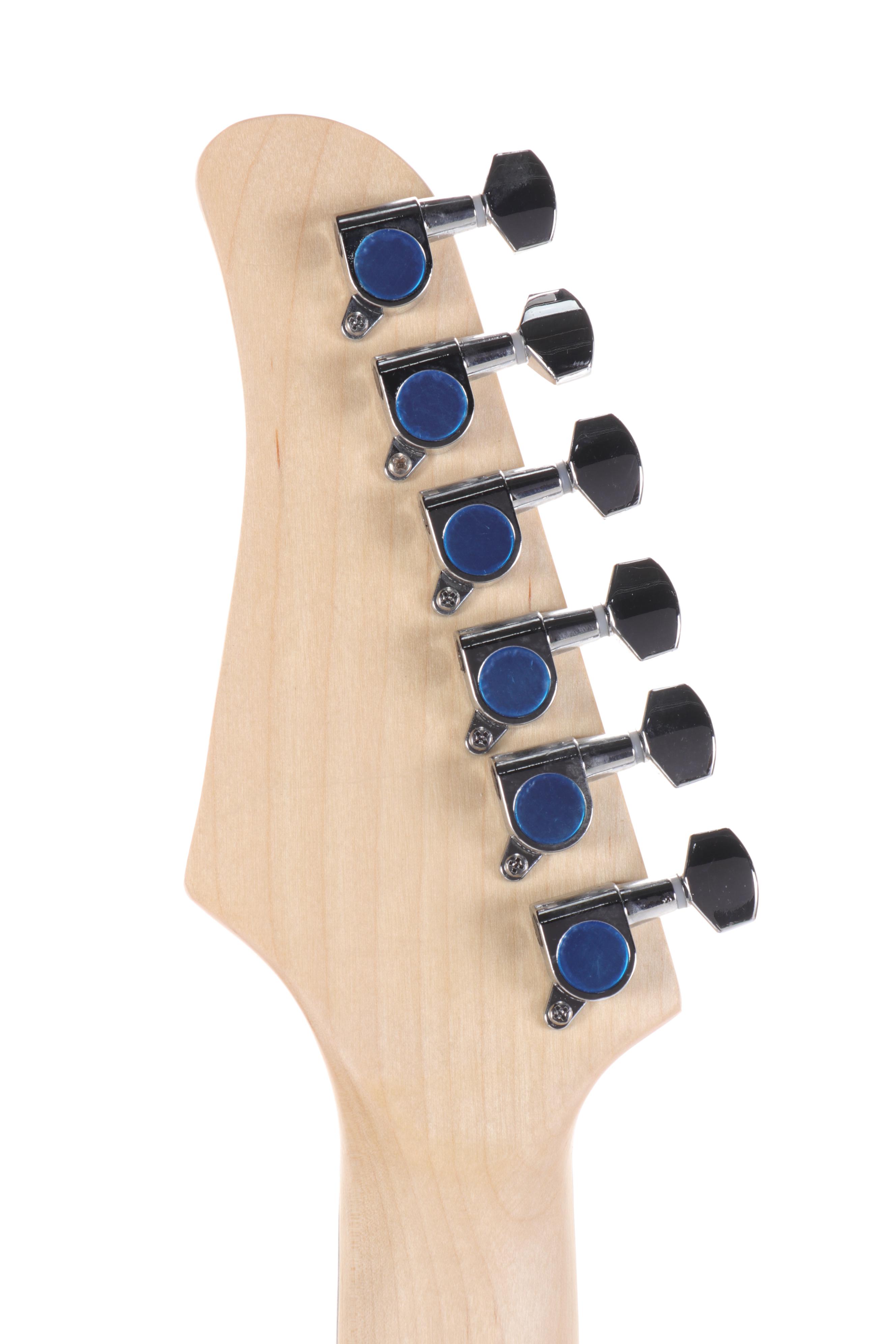 Johnny Depp of Hollywood Vampires Signed Glarry Black Enameled Electric Guitar