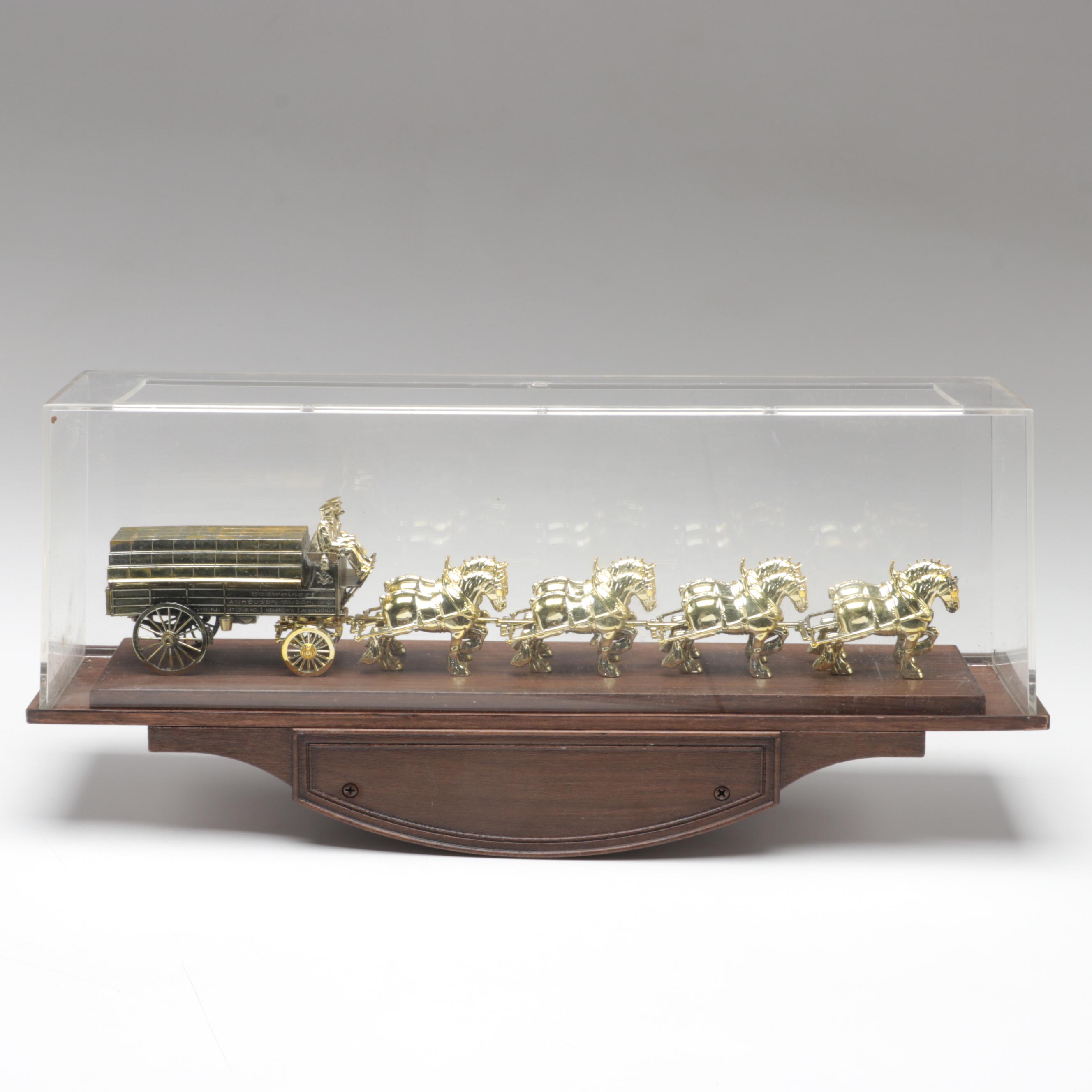 Anheuser-Busch World's Champion Clydesdale Team Wall Hanging, Late 20th Century