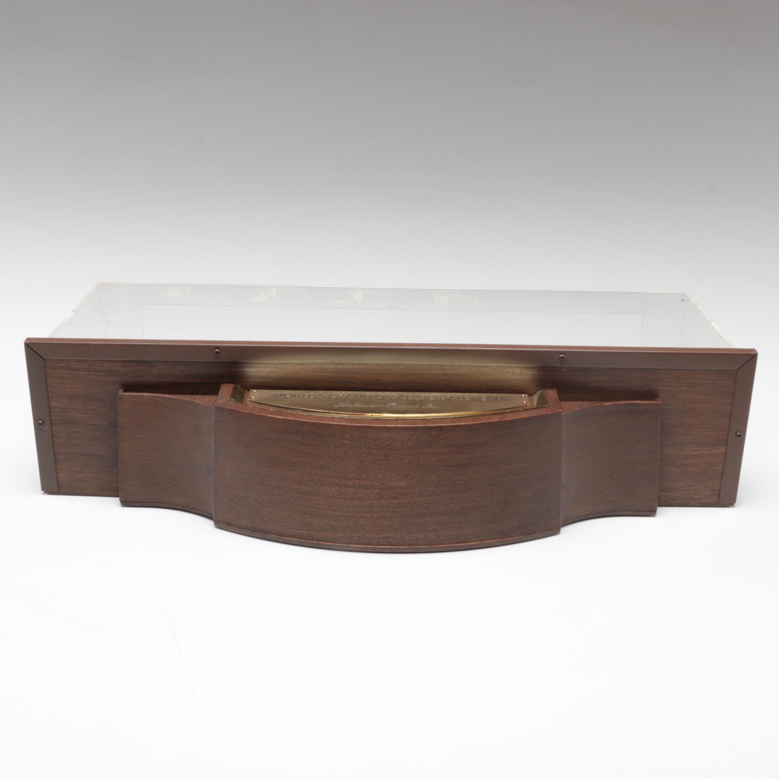 Anheuser-Busch World's Champion Clydesdale Team Wall Hanging, Late 20th Century