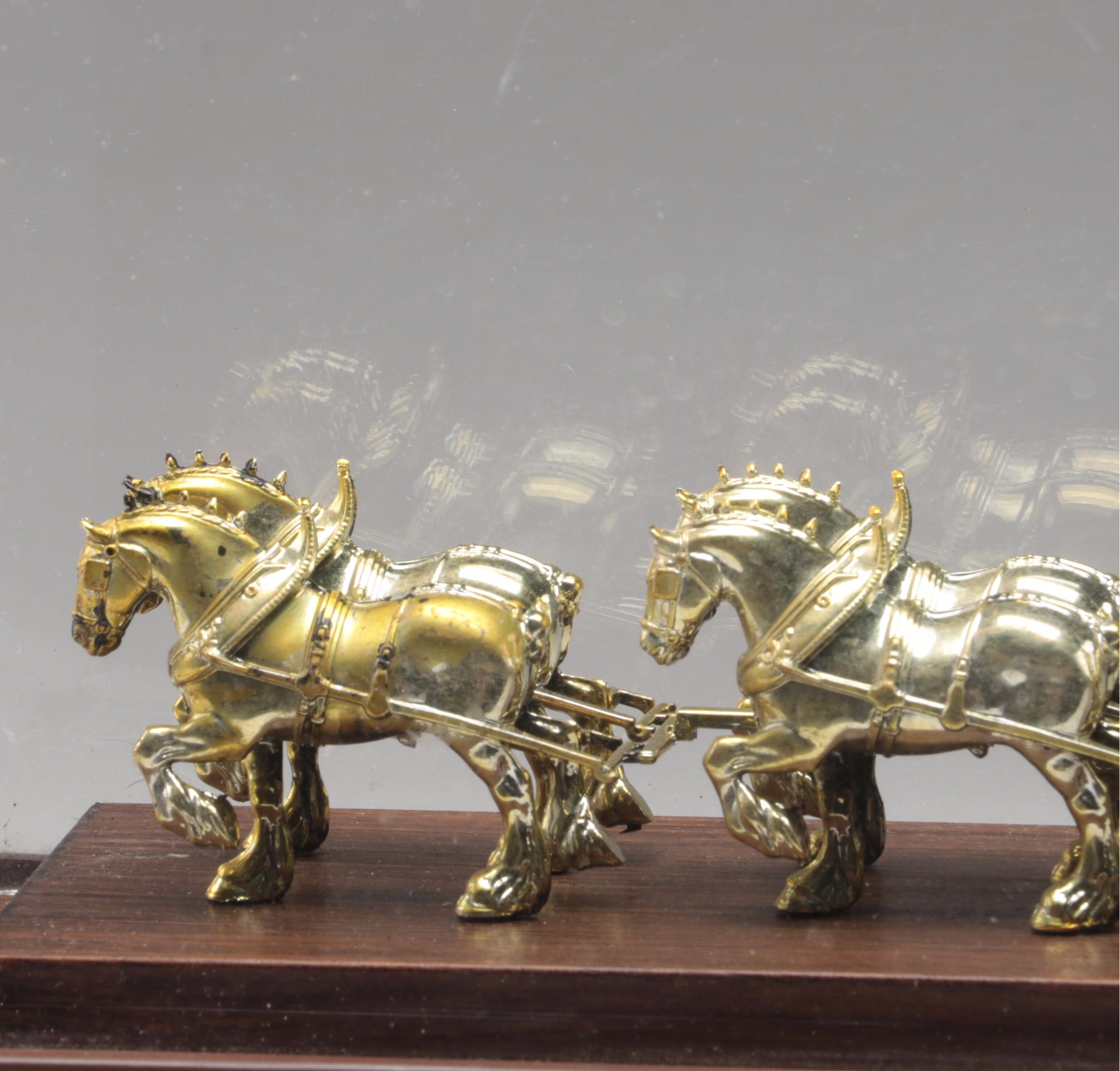 Anheuser-Busch World's Champion Clydesdale Team Wall Hanging, Late 20th Century