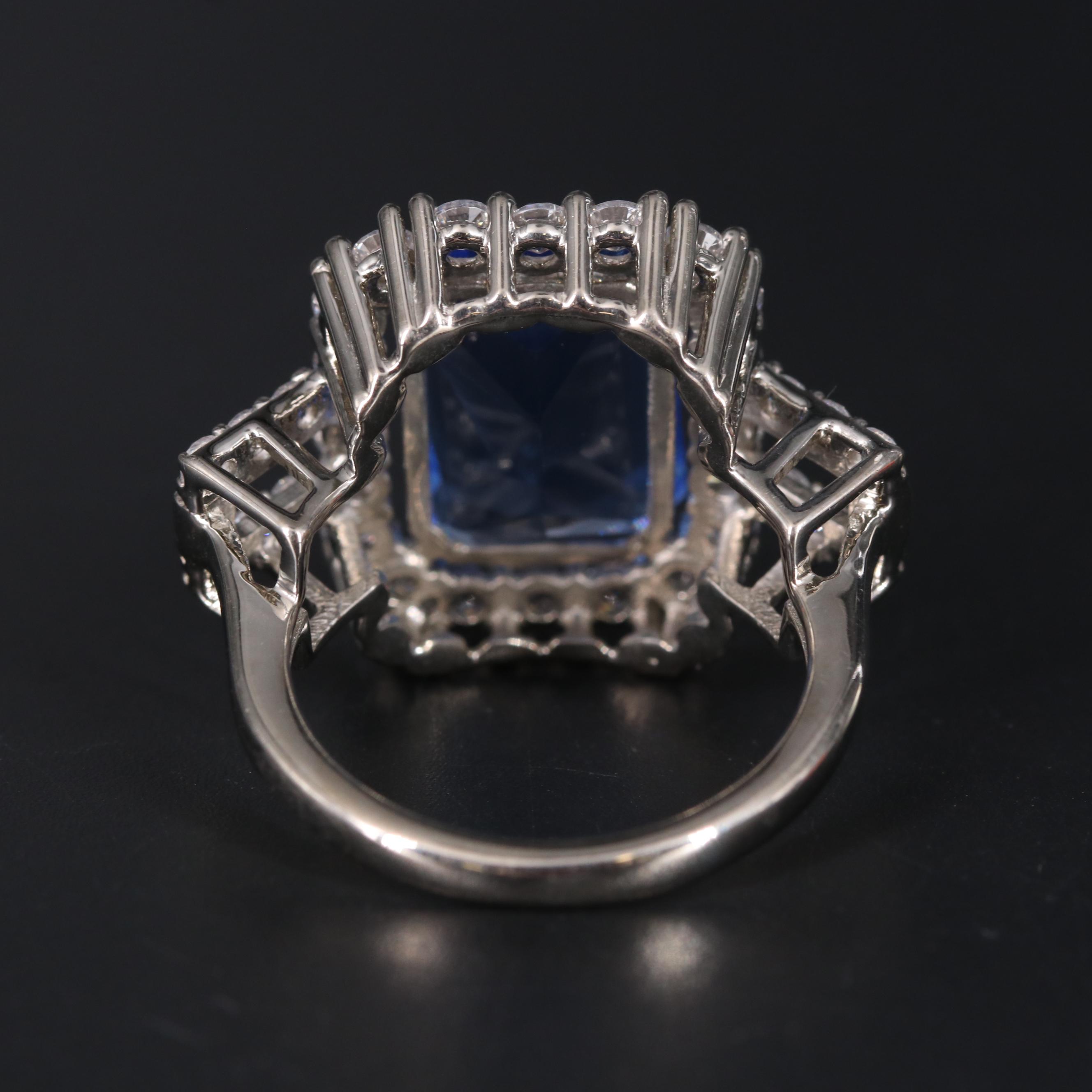 Sterling Silver Ring Including Gemstones