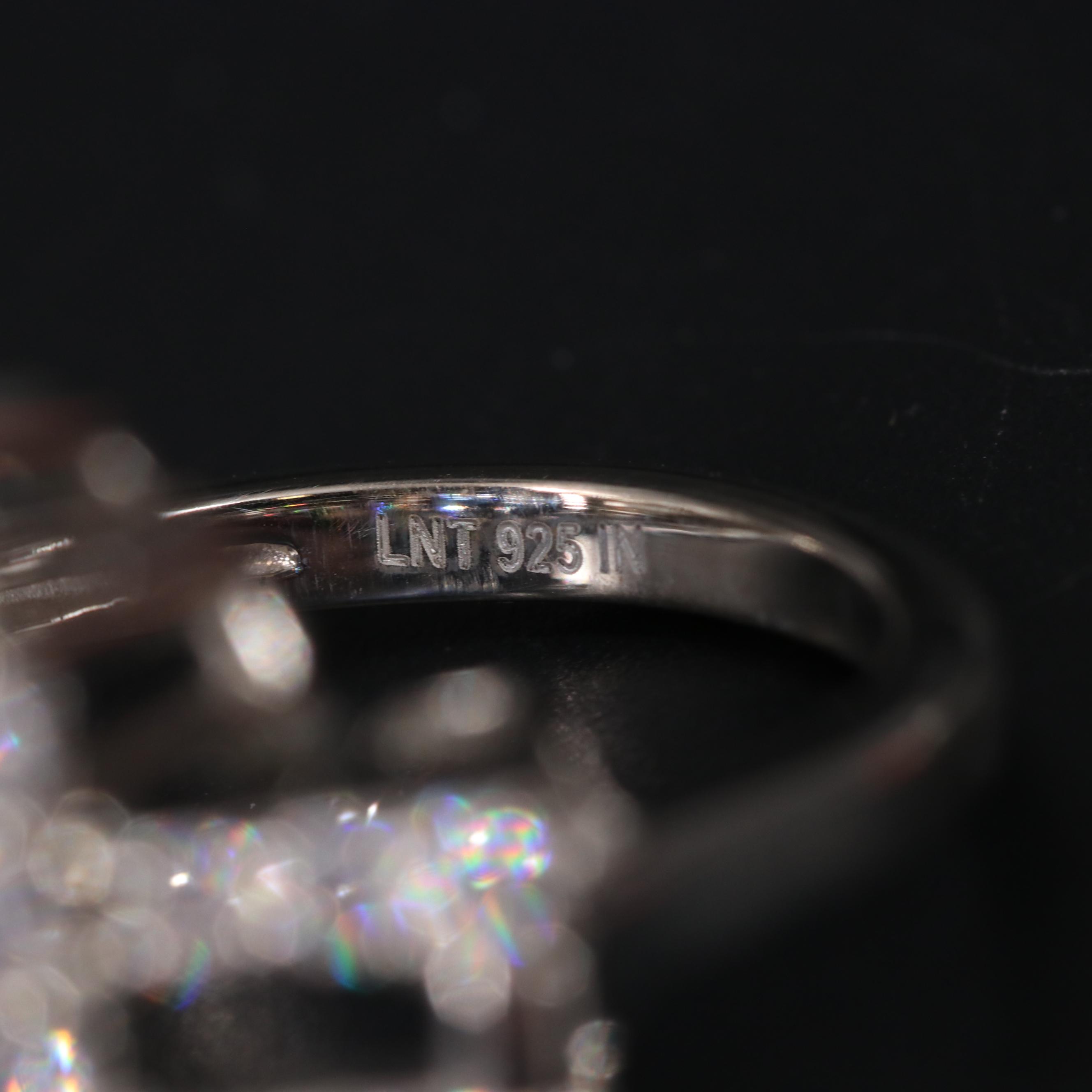 Sterling Silver Ring Including Gemstones