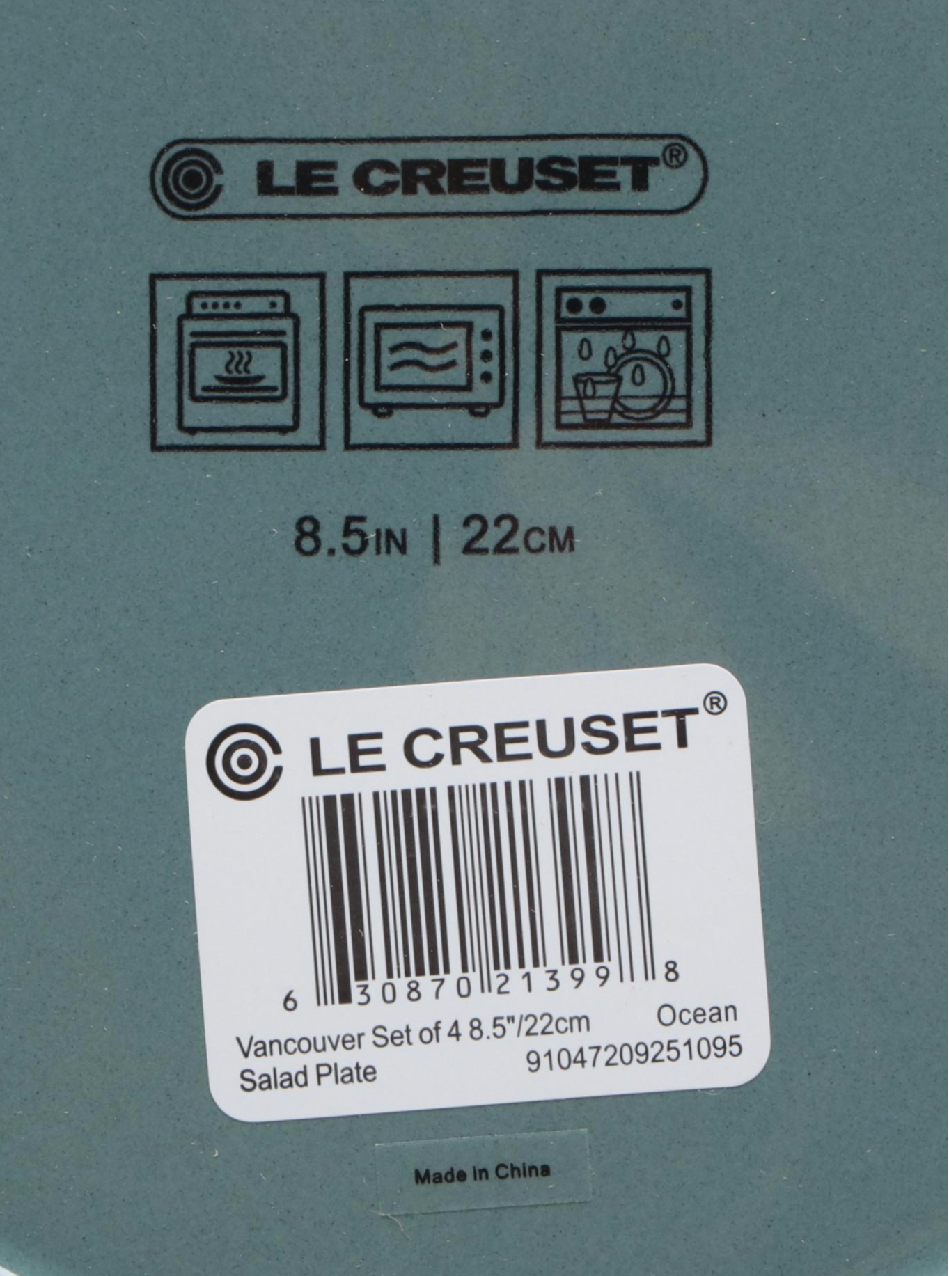 Le Creuset Ocean Stoneware Dinnerware, 2016-2017