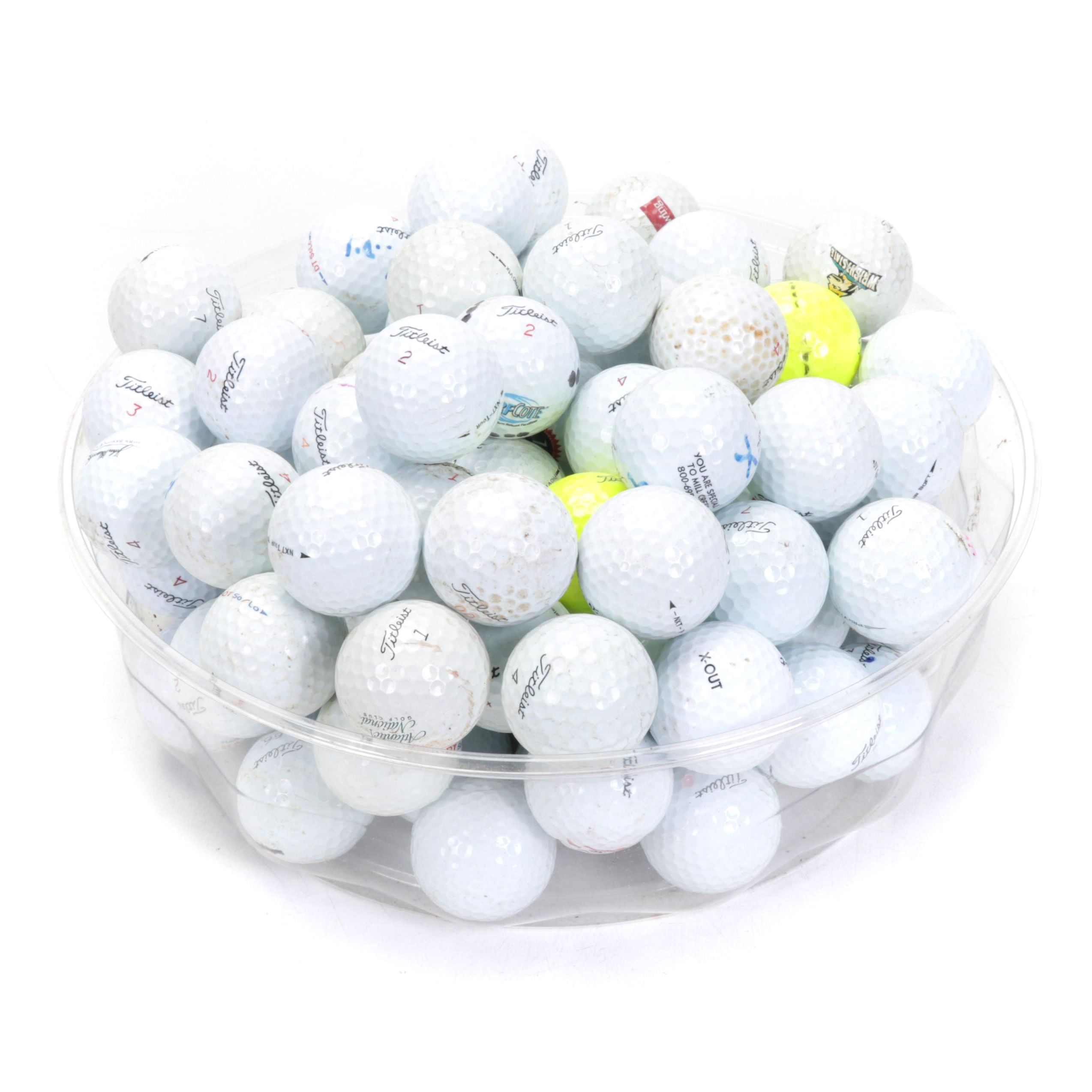 100 Titleist Pro VI Golf Balls