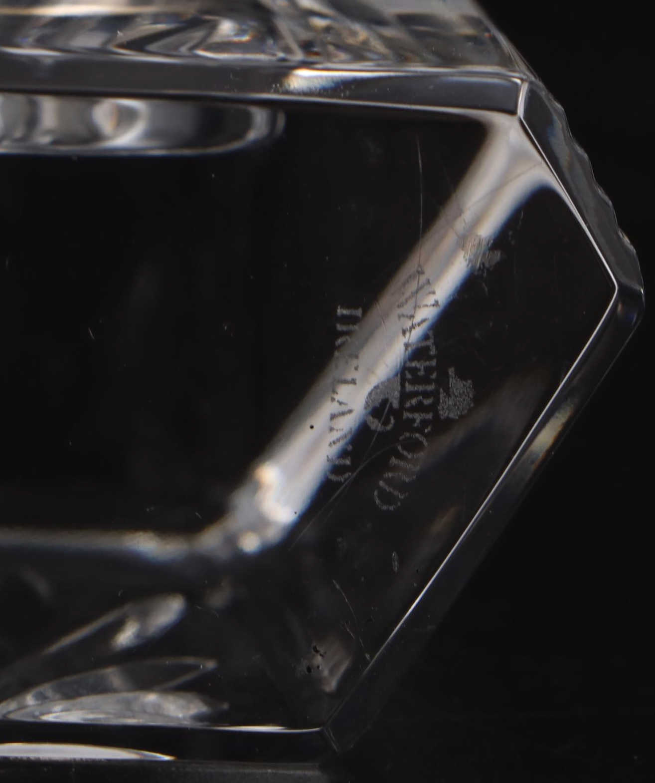 Crystal Clear "Astor" Biscuit Barrel and Napkin Rings with Other Crystal Décor