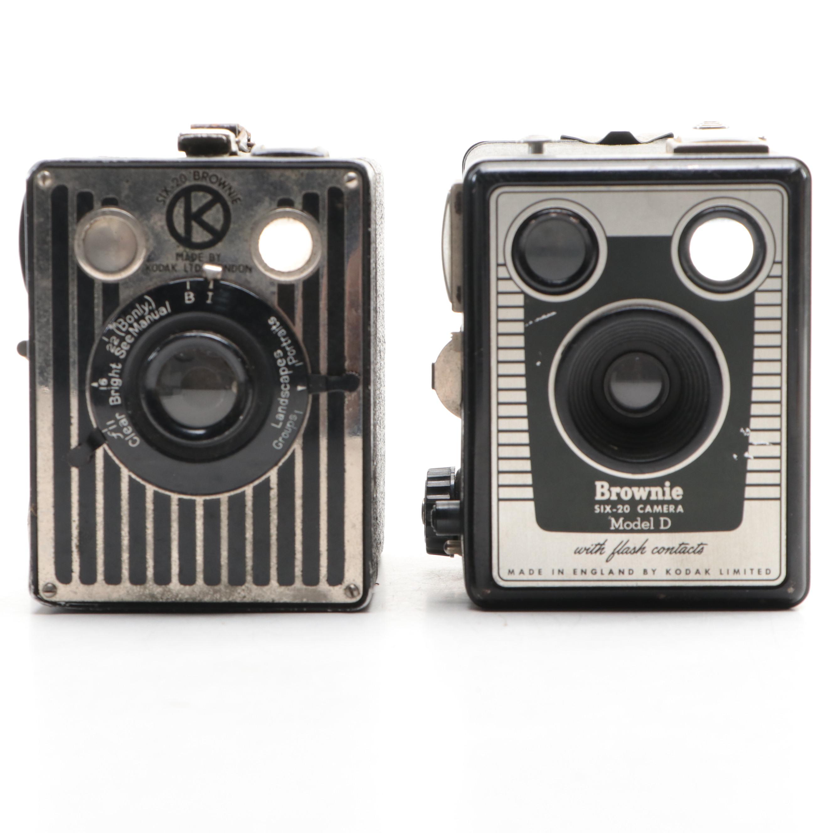 Kodak Six-16, Brownie Six-20 and No. 1A Pocket Medium Format Cameras