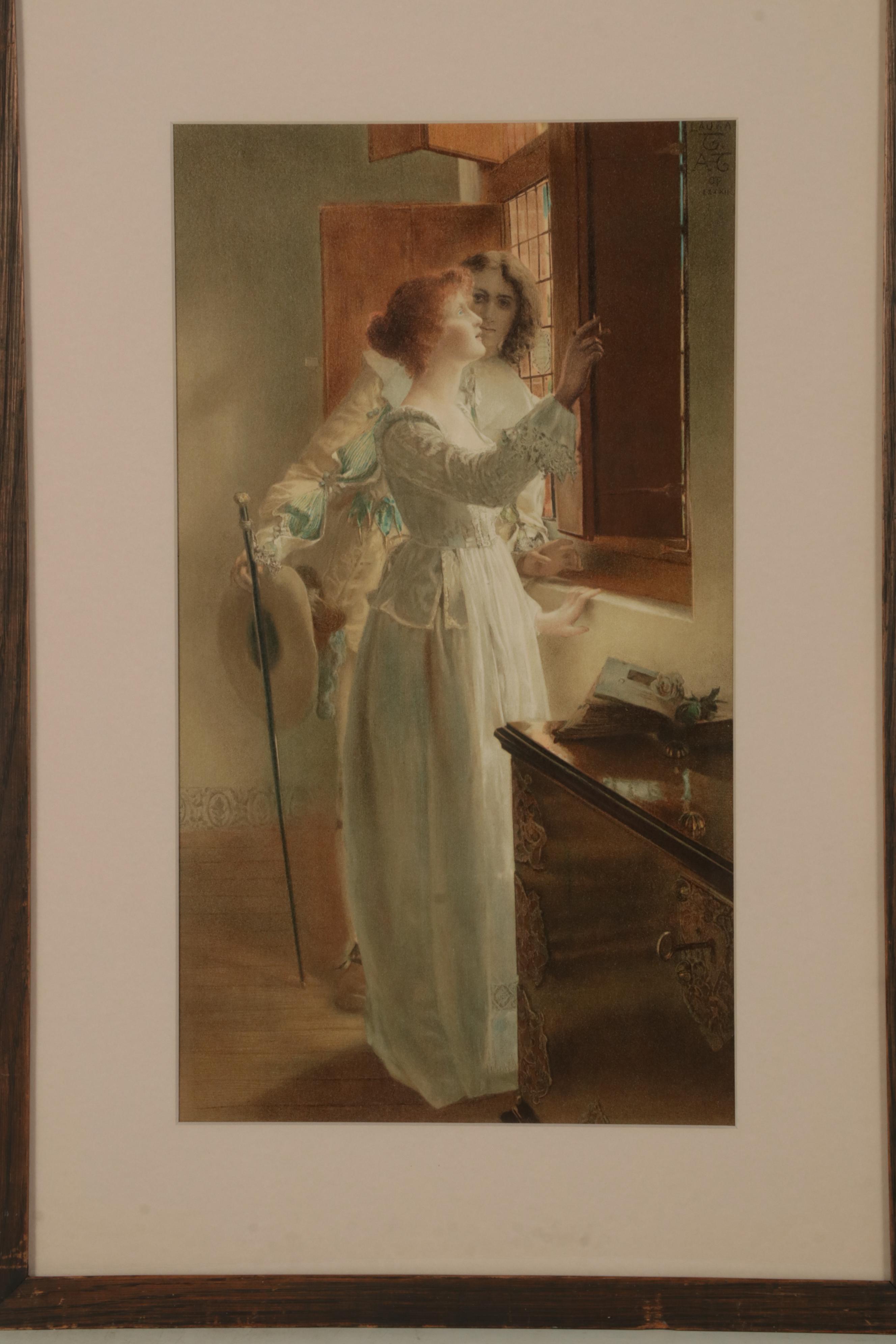 Chromolithographs After Laura Alma-Tadema and Heva Coomans, Late 19th Century