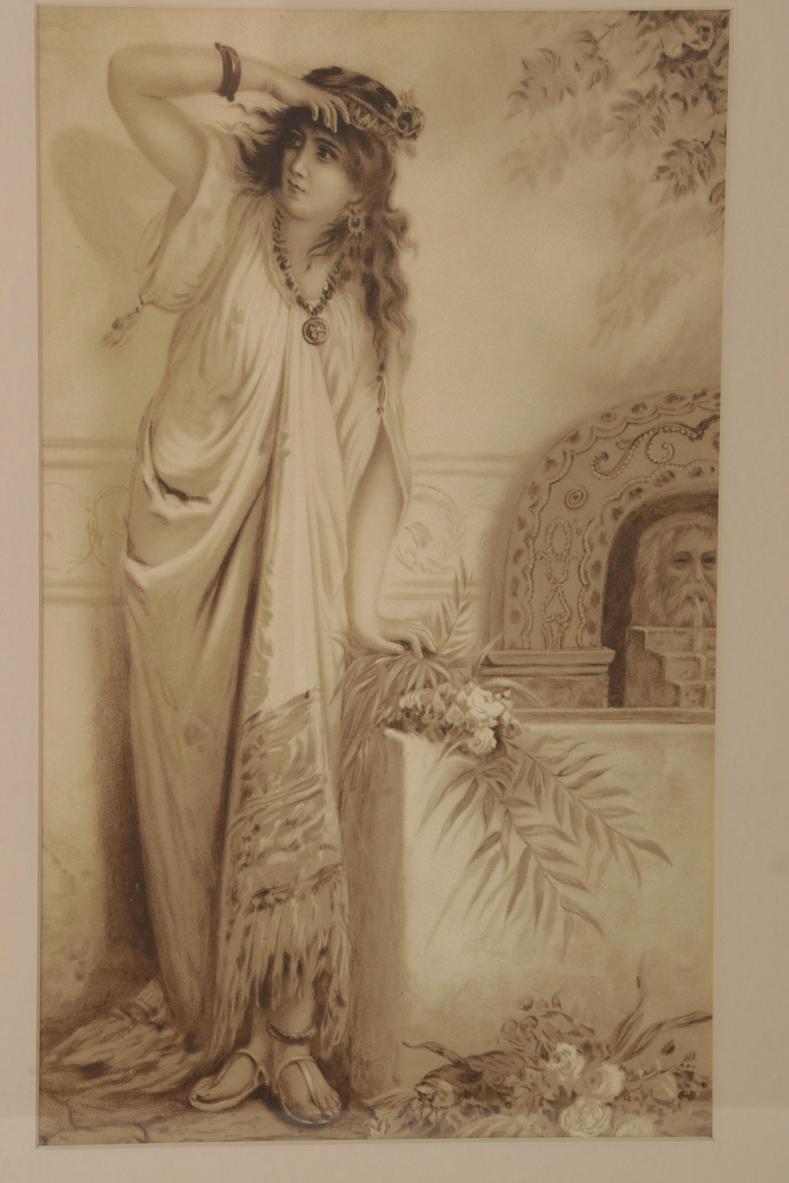 Chromolithographs After Laura Alma-Tadema and Heva Coomans, Late 19th Century