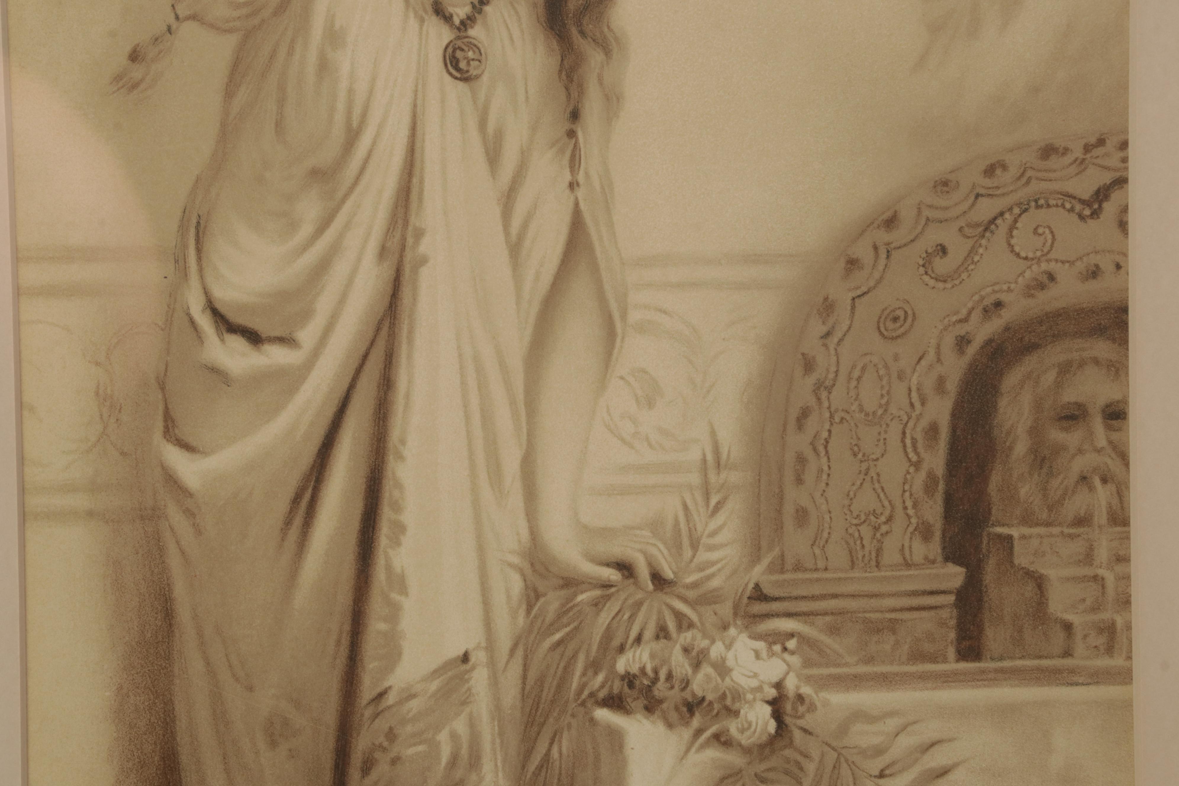 Chromolithographs After Laura Alma-Tadema and Heva Coomans, Late 19th Century