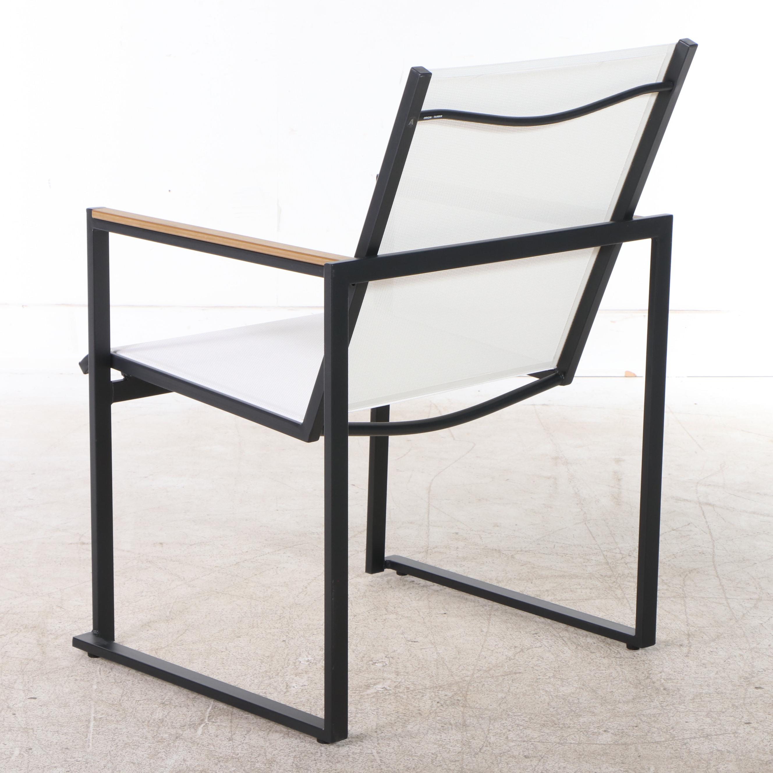 Pair of Project 62 Henning Modernist Patio Dining Chairs