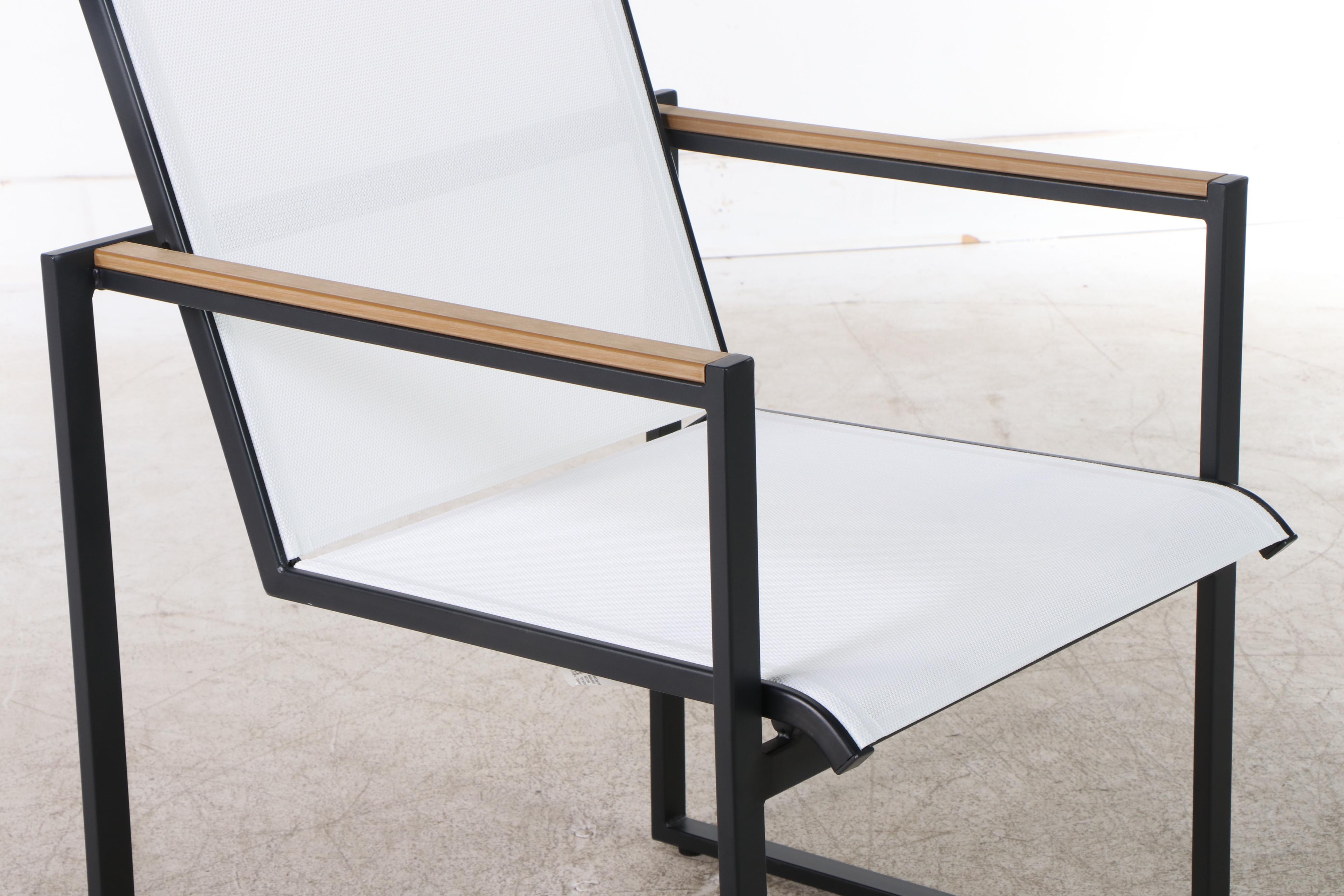 Set of Four Project 62 Henning Modernist Patio Dining Chairs