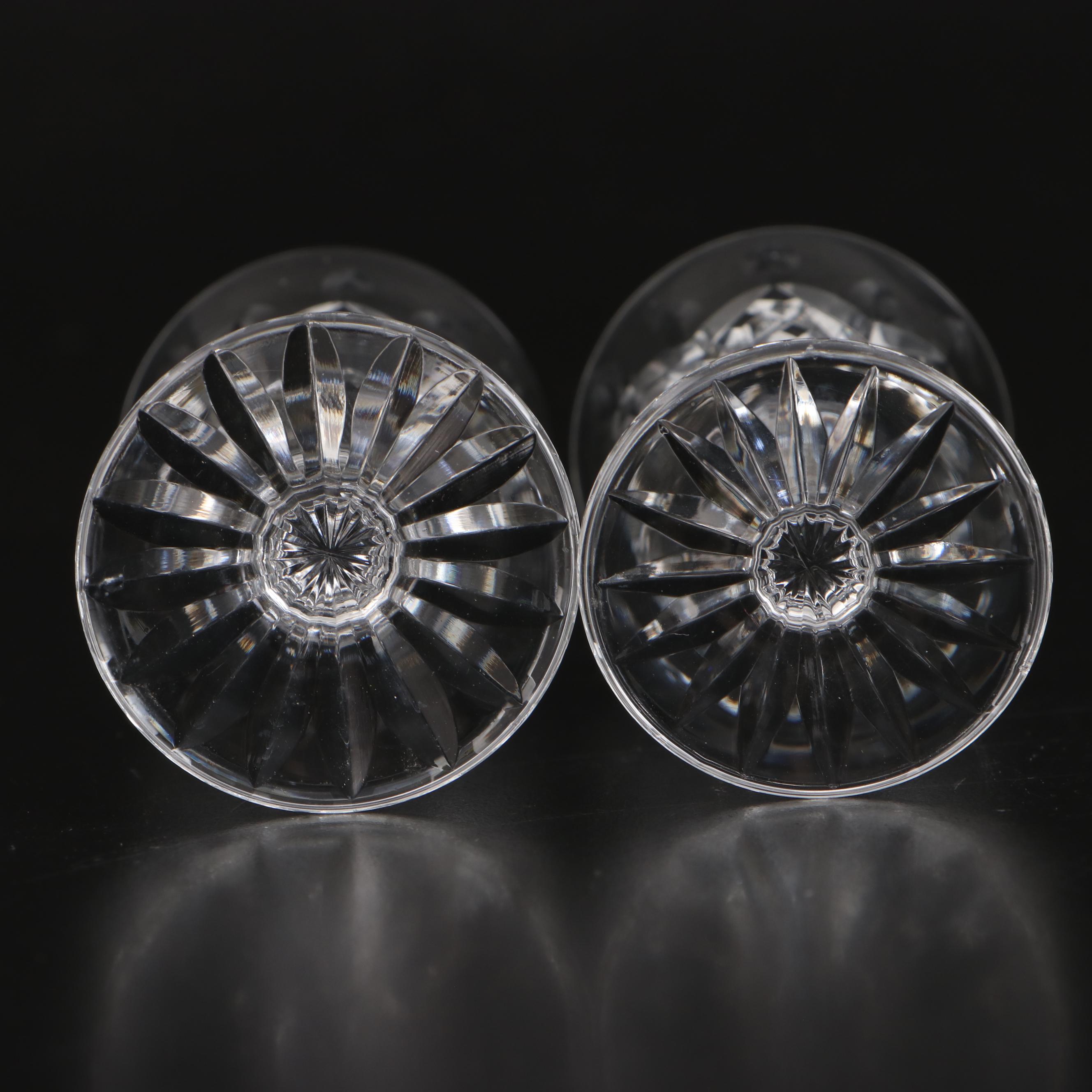 Waterford Crystal "Lismore" Sherry and Small Liqueur Glasses