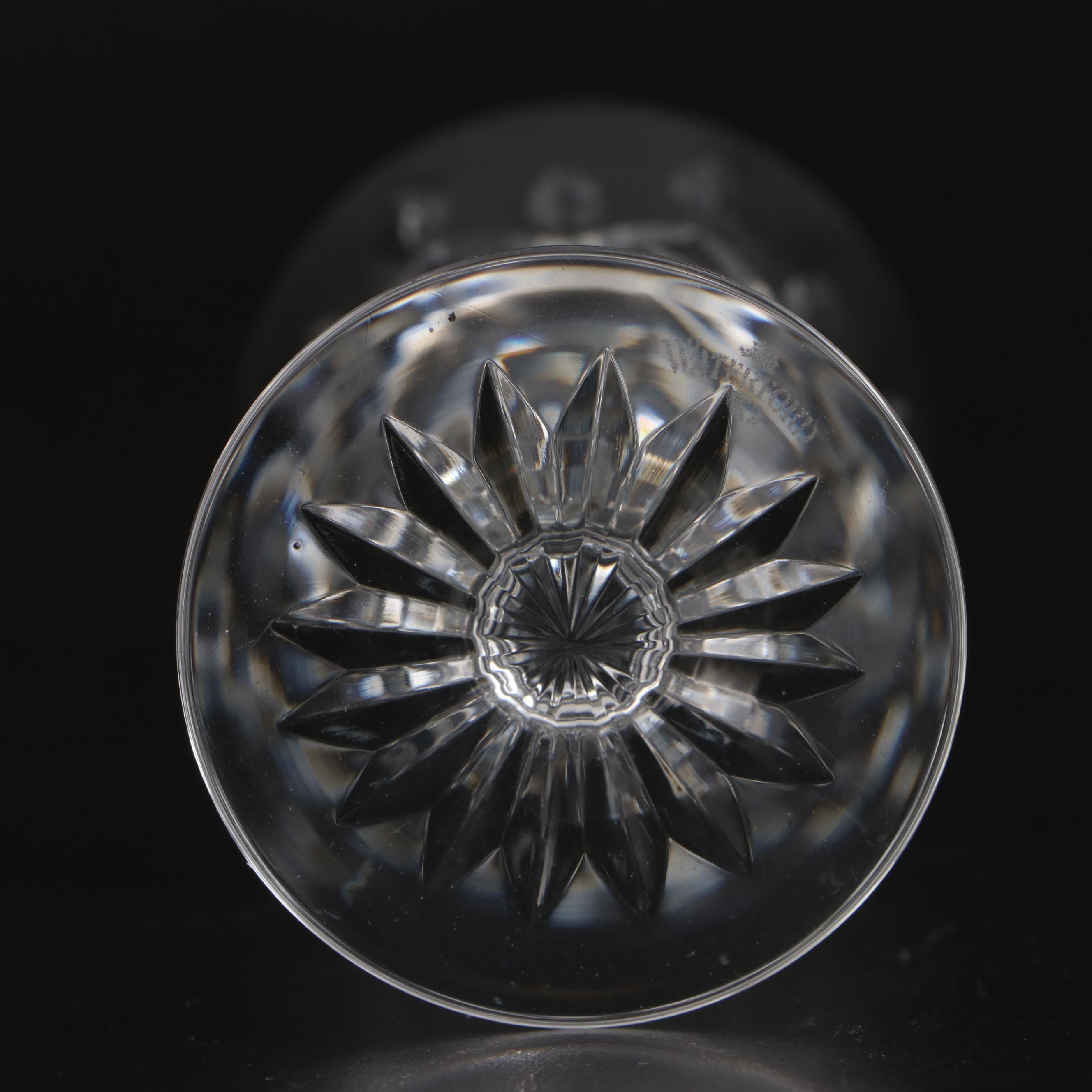 Waterford Crystal "Lismore" Sherry and Small Liqueur Glasses