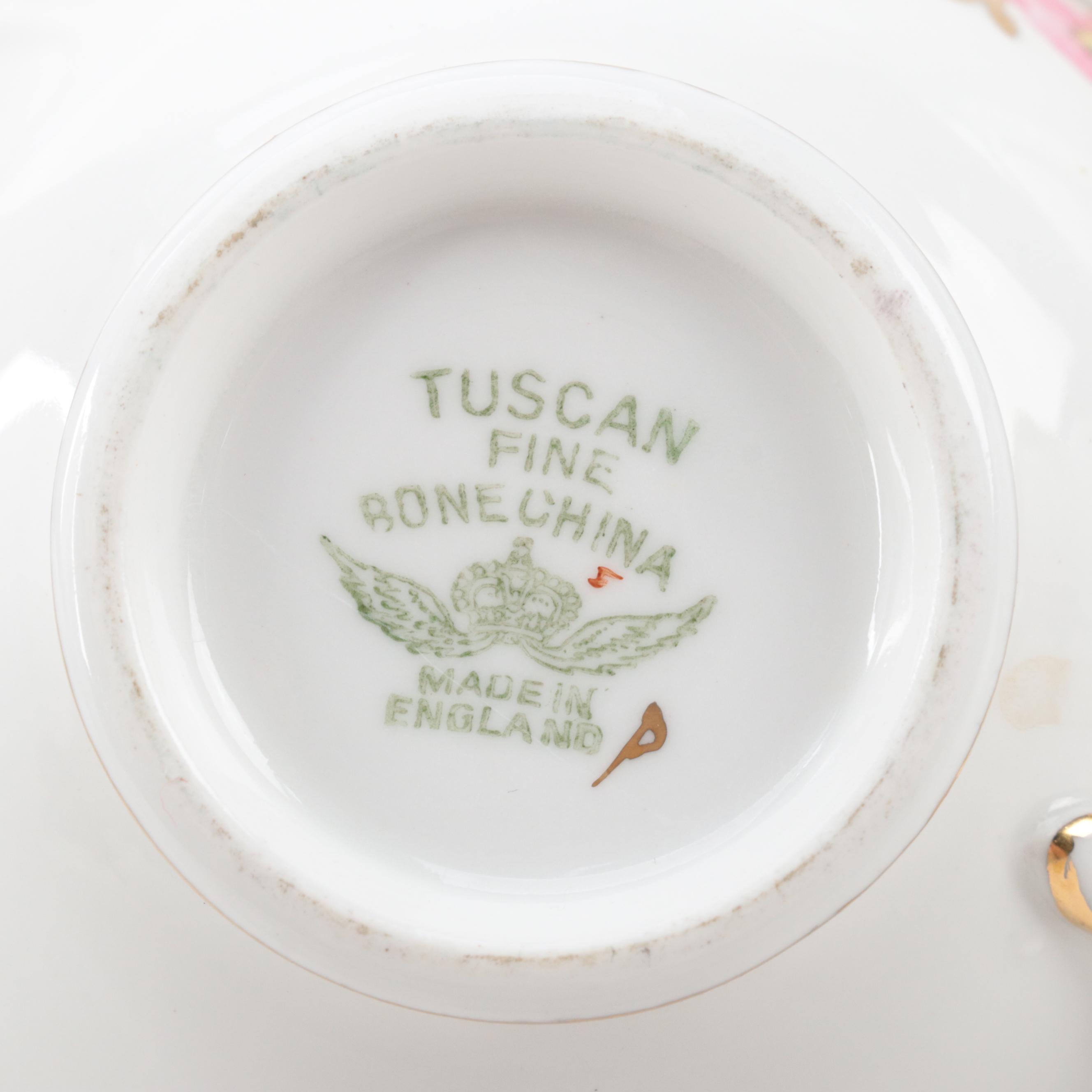 Crown Staffordshire and Other English Bone China Teacups