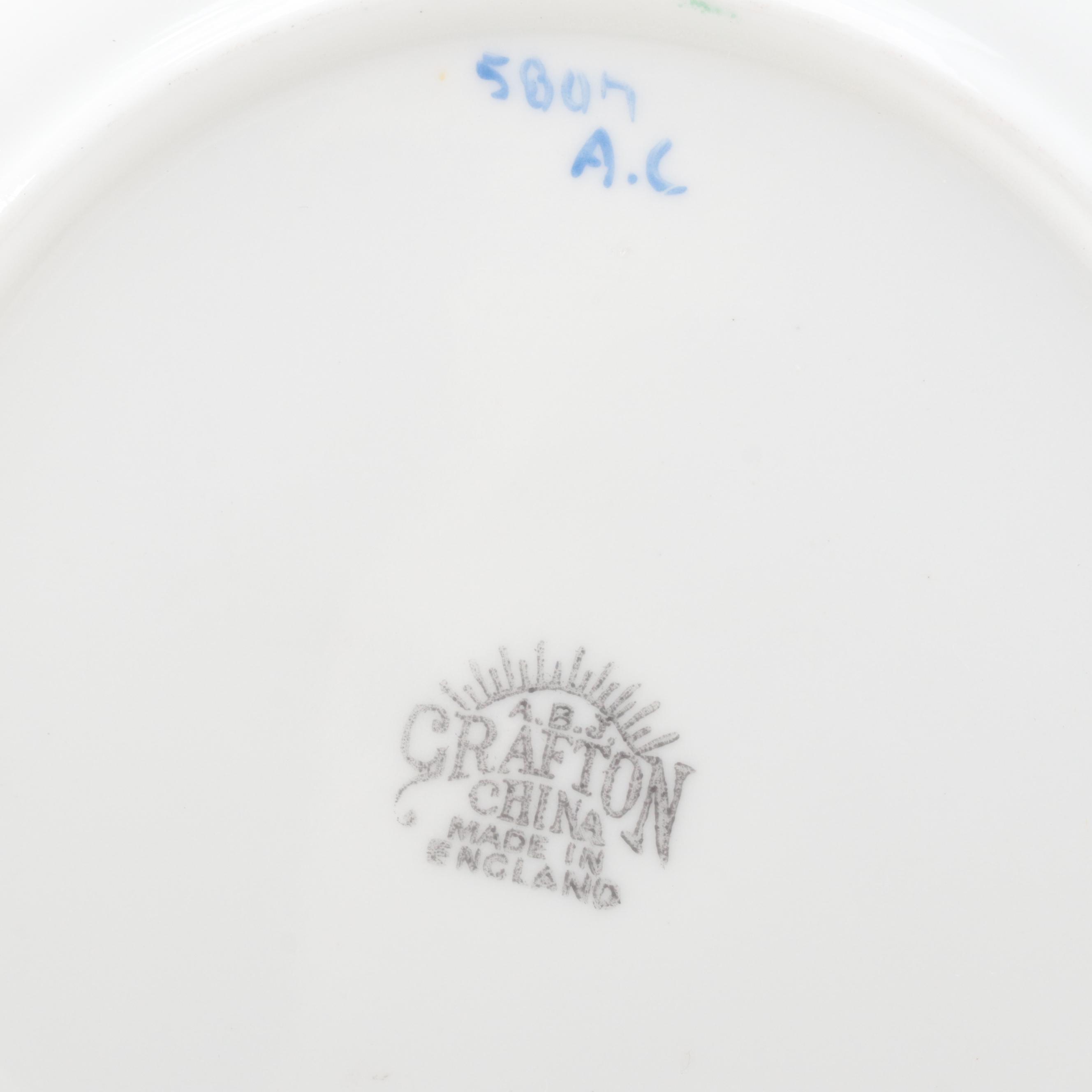 Crown Staffordshire and Other English Bone China Teacups