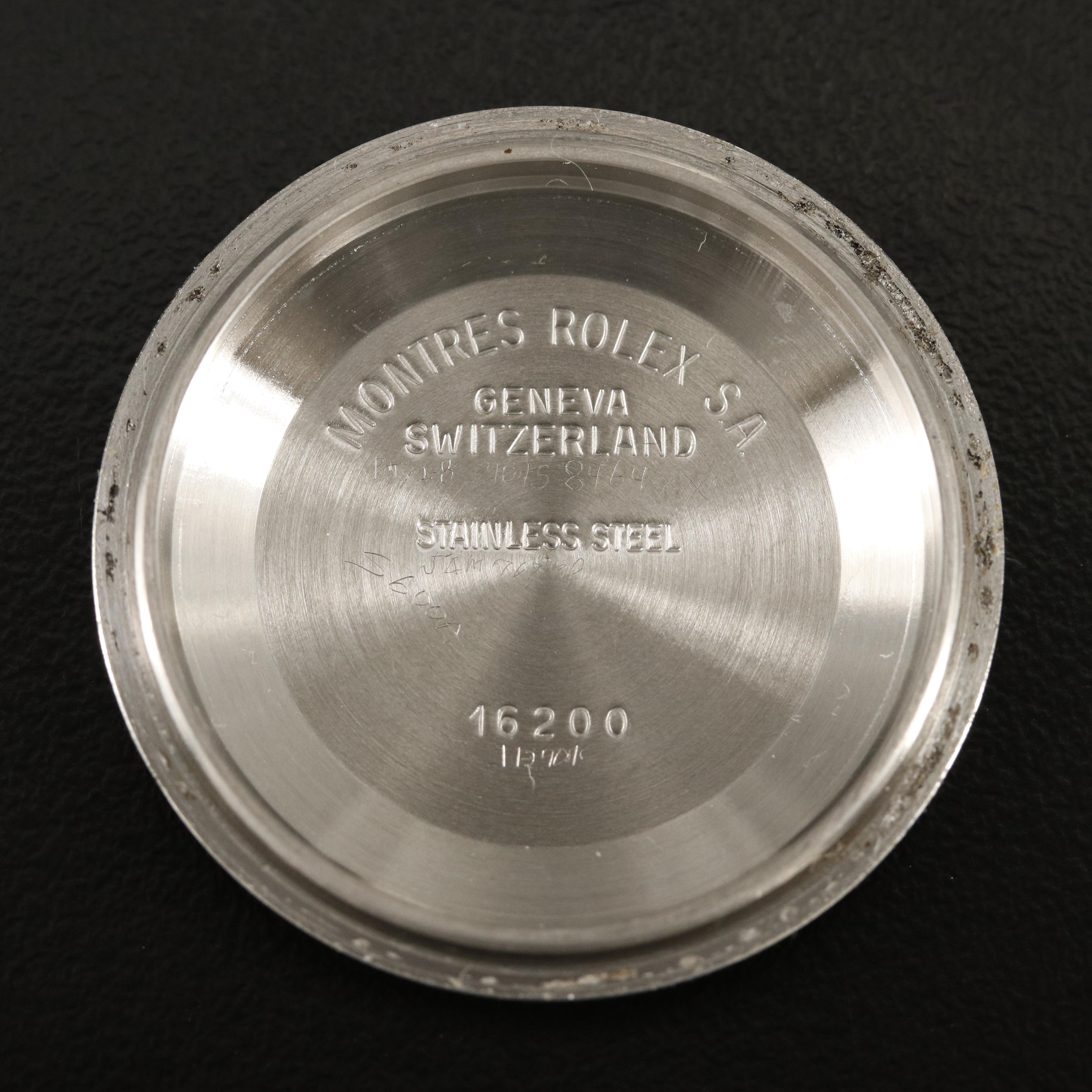 1988 Rolex Datejust Two Tone Mother-of-Pearl Diamond Dial Watch