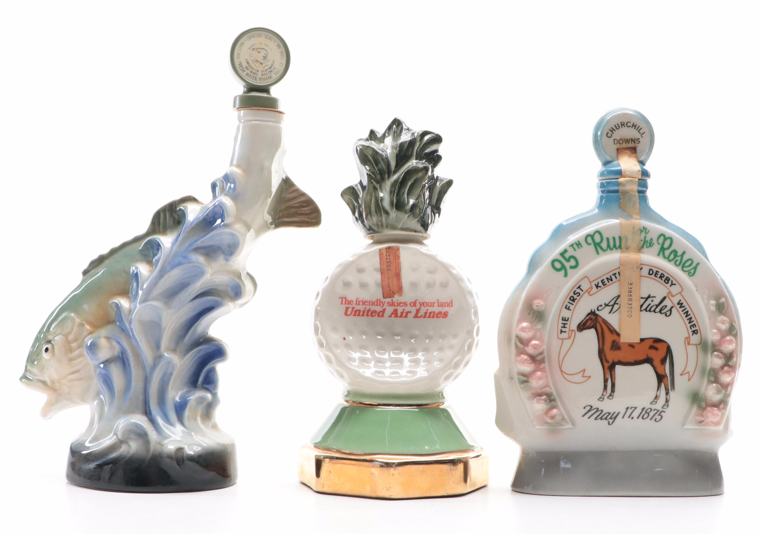 Regal China for Jim Beam Kentucky Derby, Hawaiian Open and Fishing Decanters