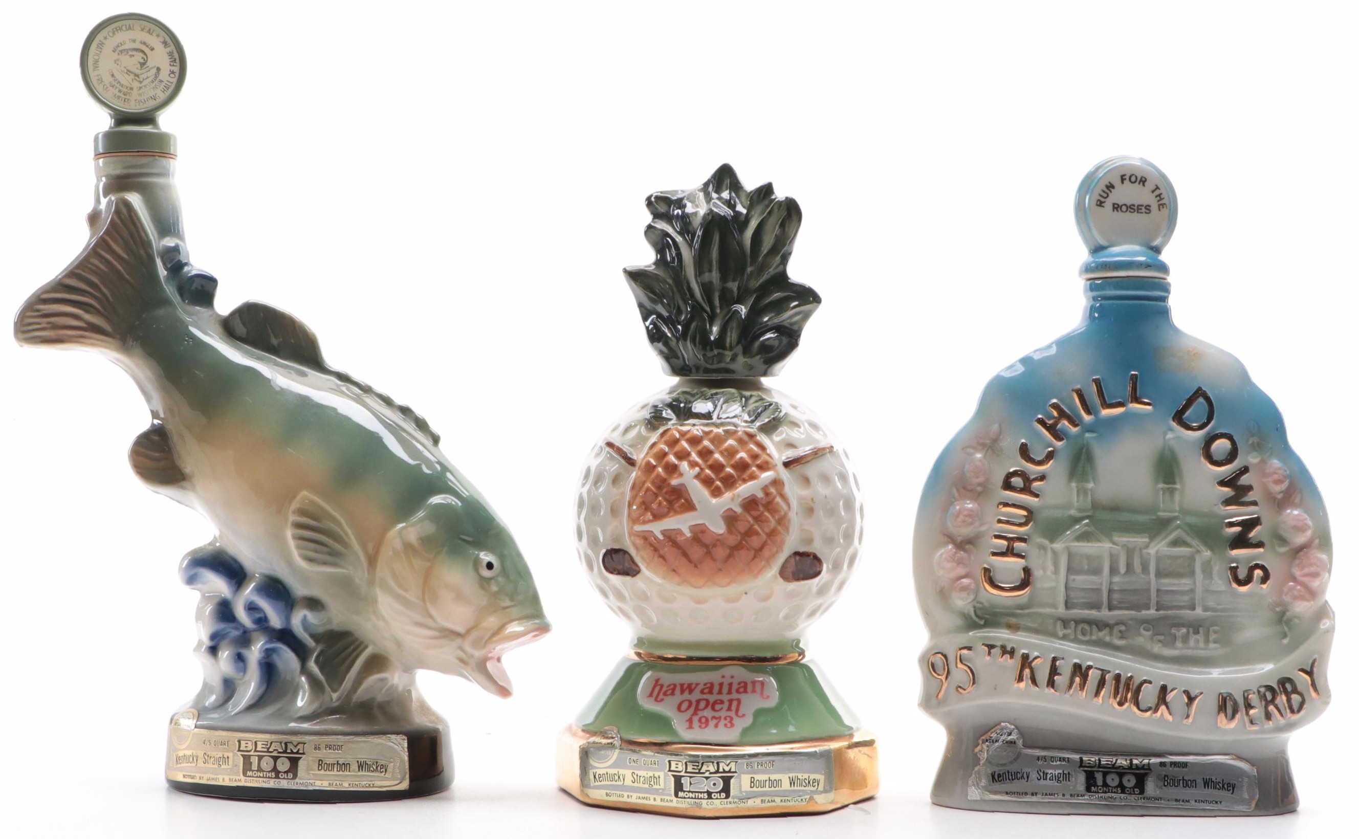 Regal China for Jim Beam Kentucky Derby, Hawaiian Open and Fishing Decanters