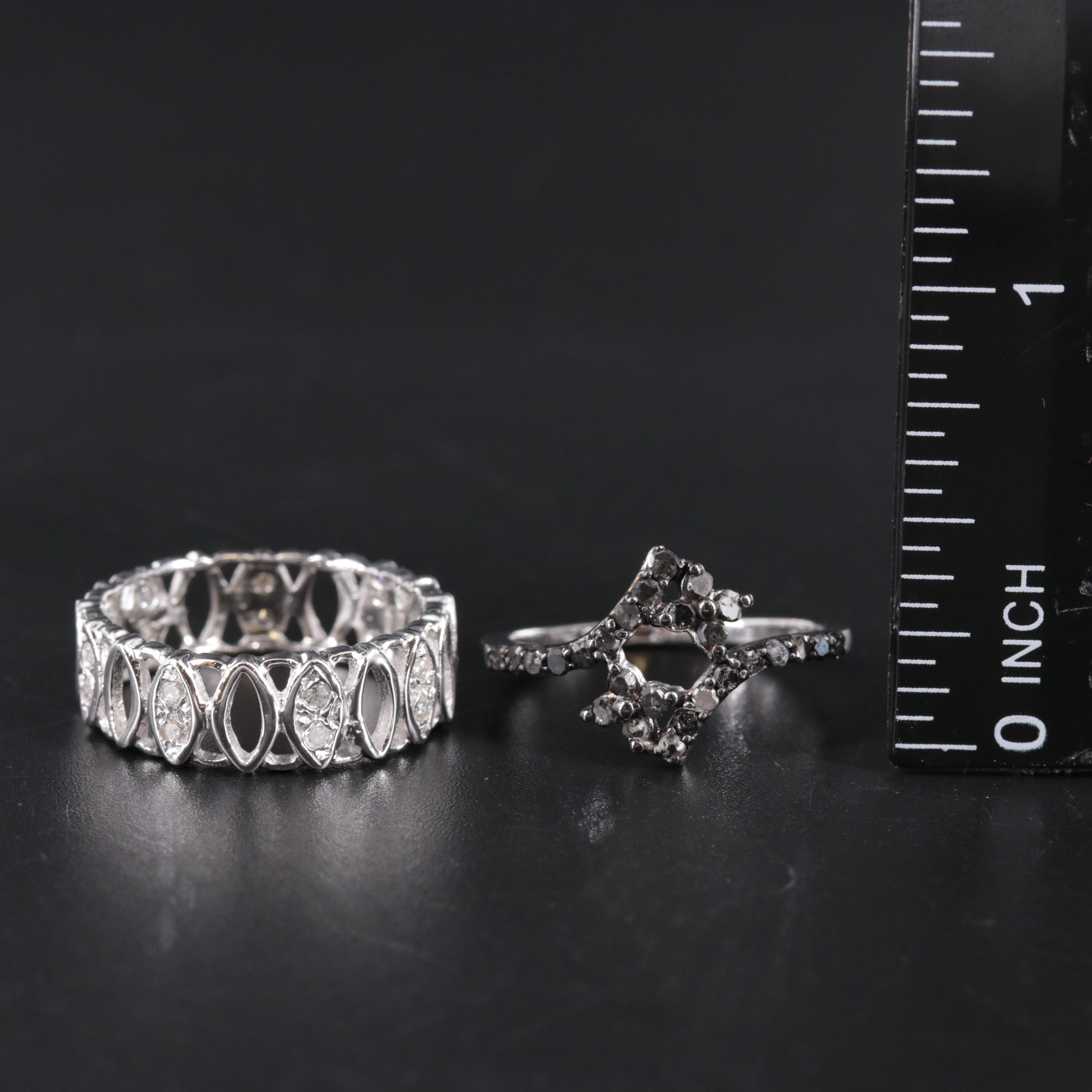 Sterling Silver Gemstone Ring Collection