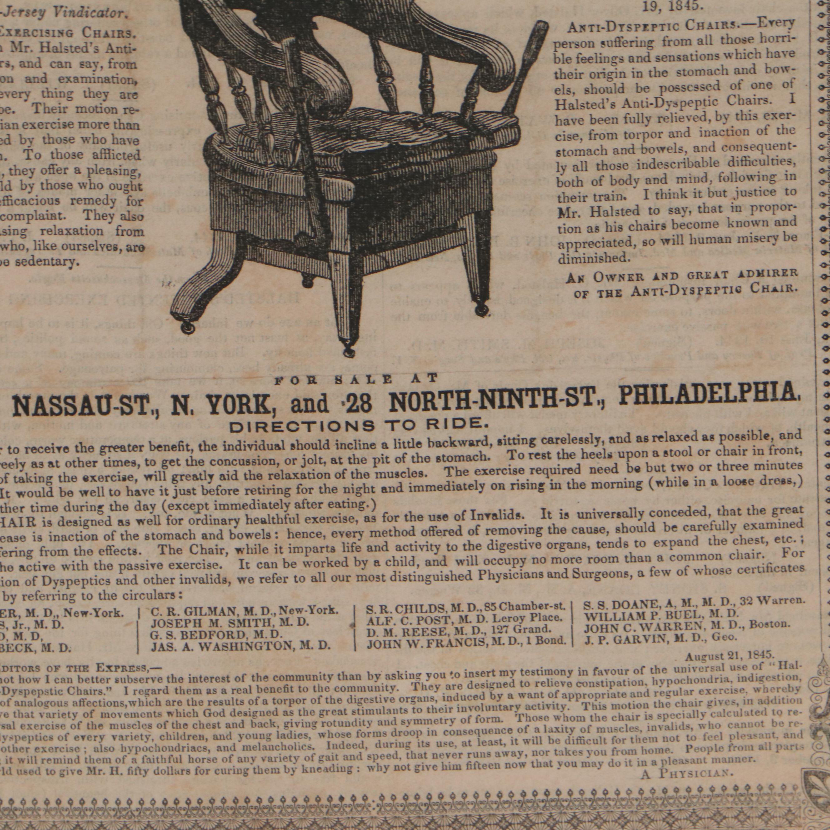 Wood Engravings of Advertisements, 19th Century