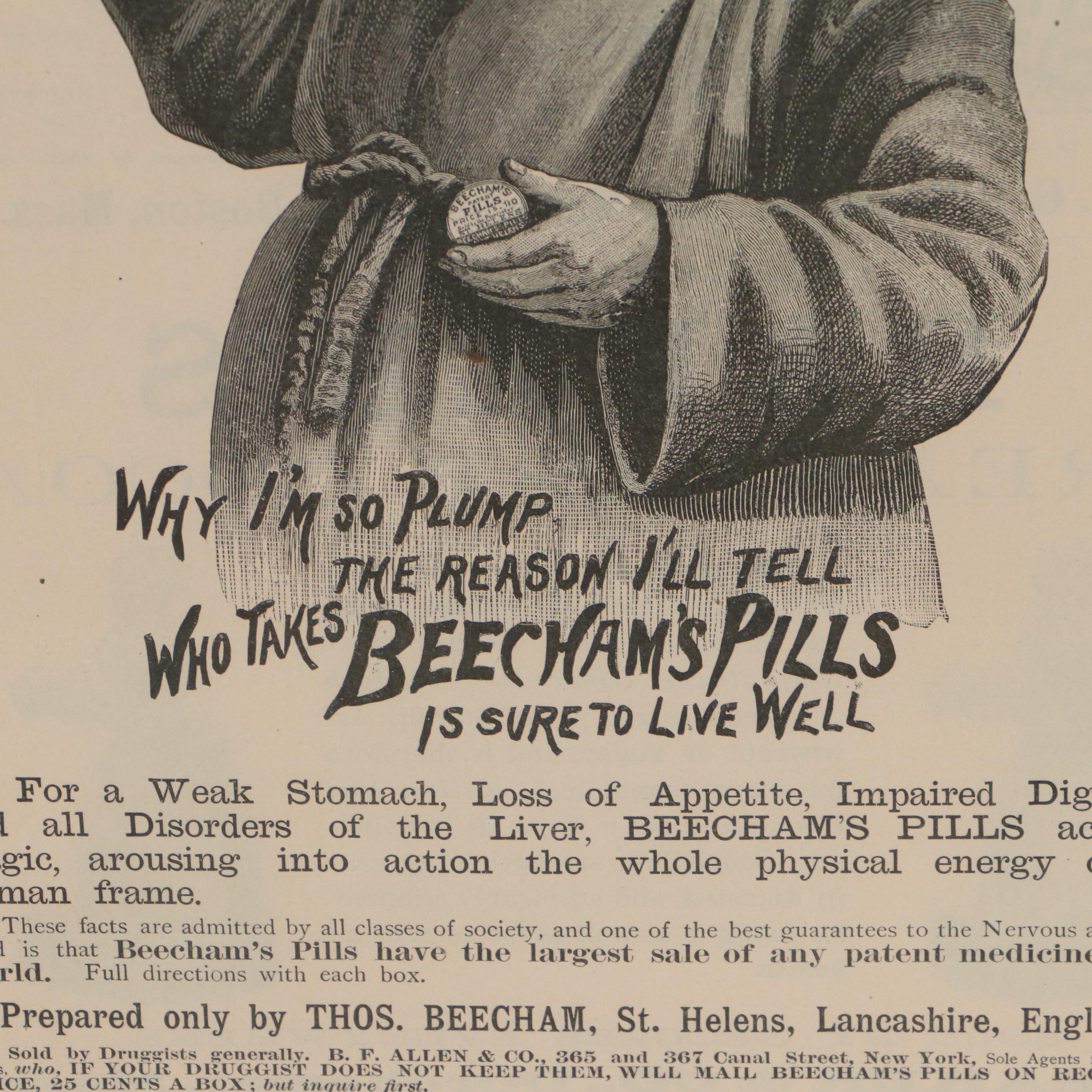 Wood Engravings of Advertisements, 19th Century