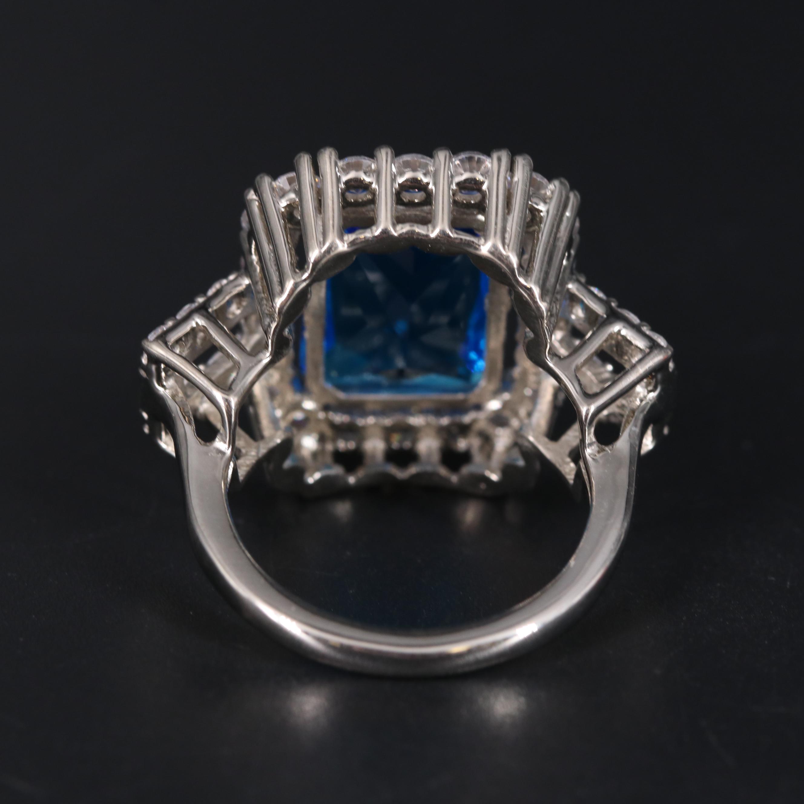 Sterling Silver Ring Including Gemstones