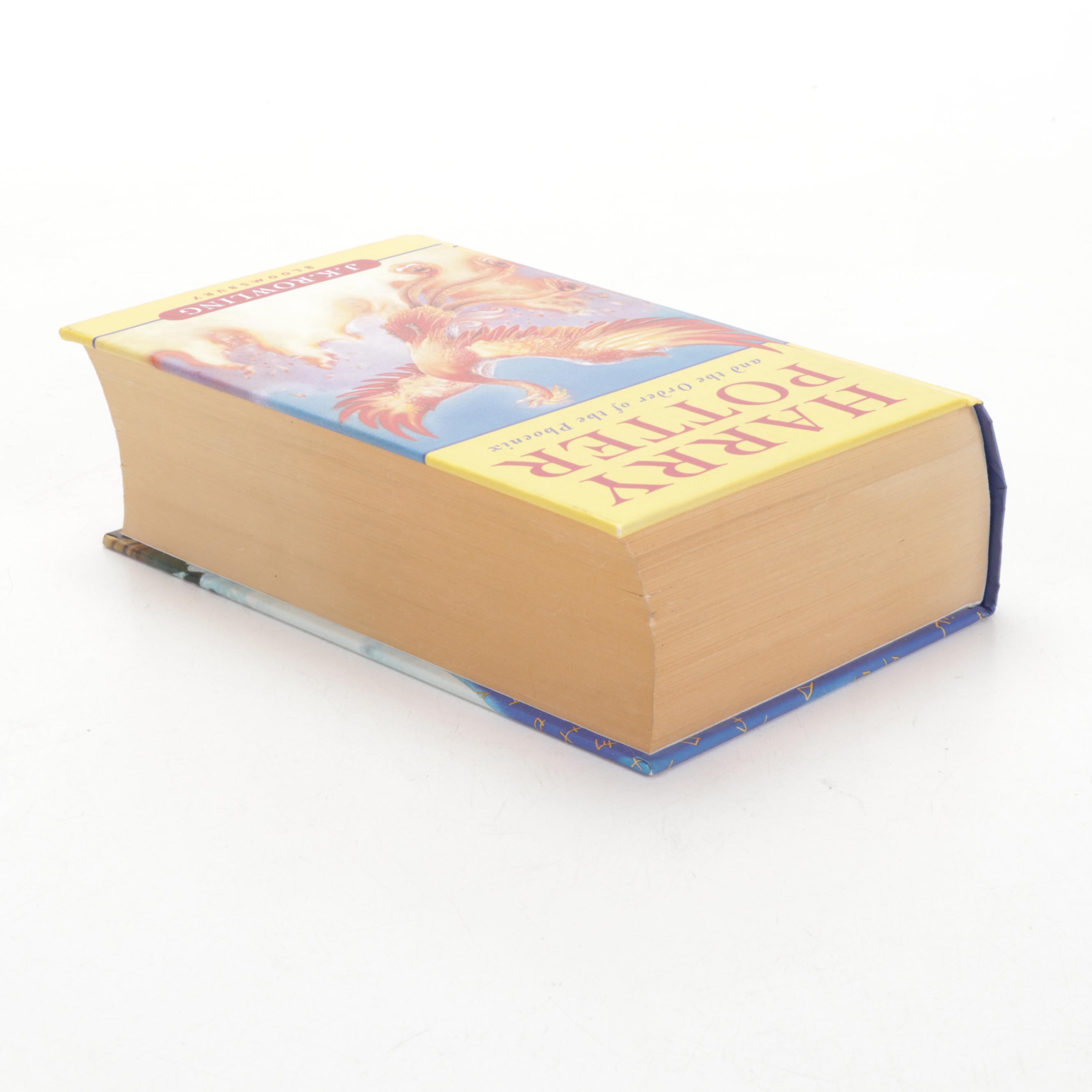 First UK Edition "Harry Potter and the Order of the Phoenix" by J. K. Rowling