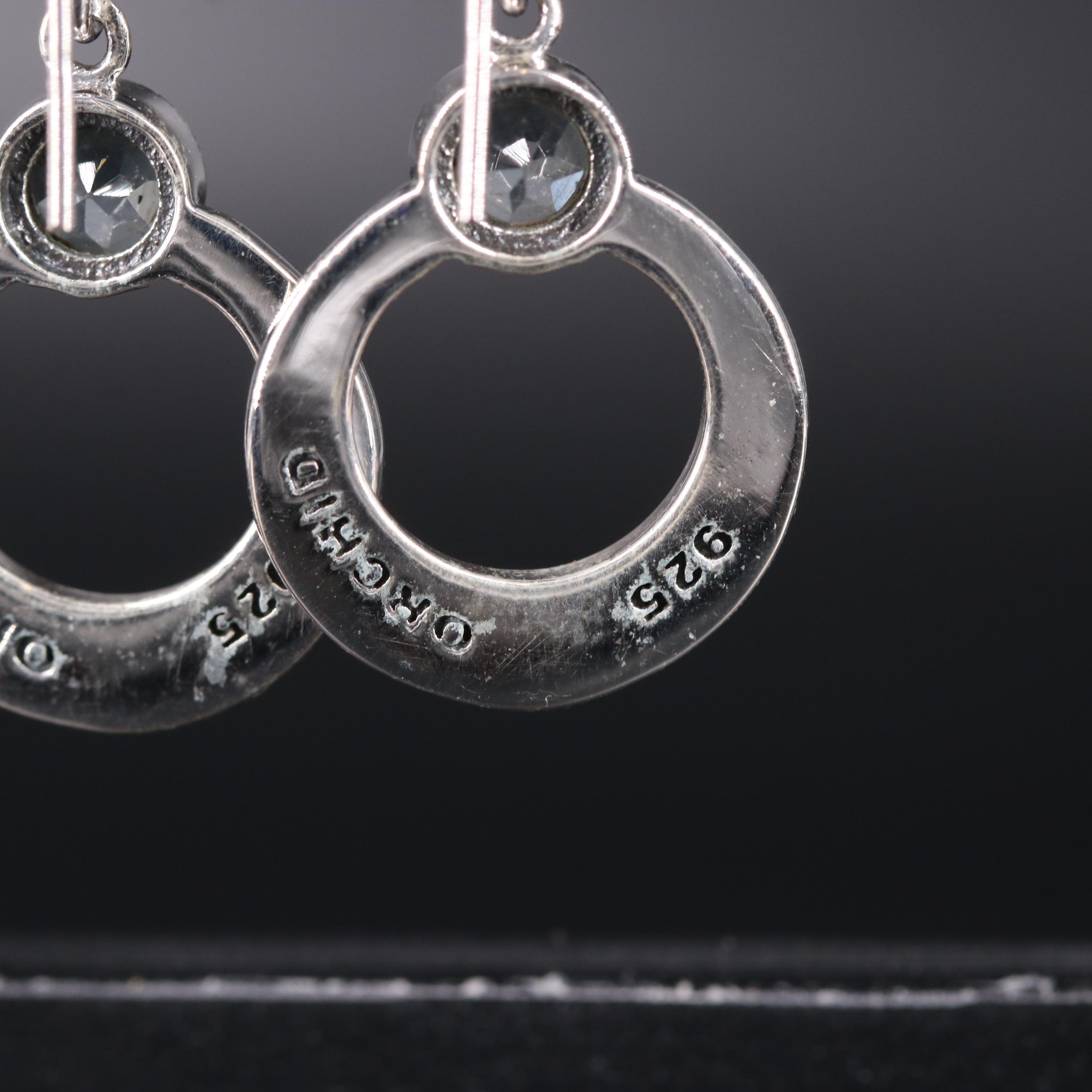 Sterling Silver Earring Collection Including Gemstones