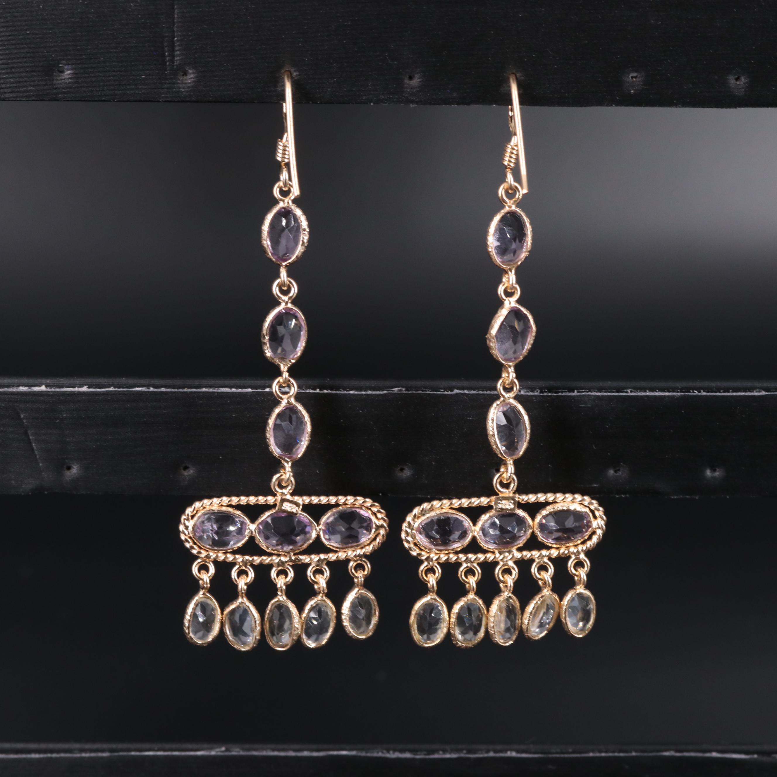 Sterling Silver Earrings Including Gemstones